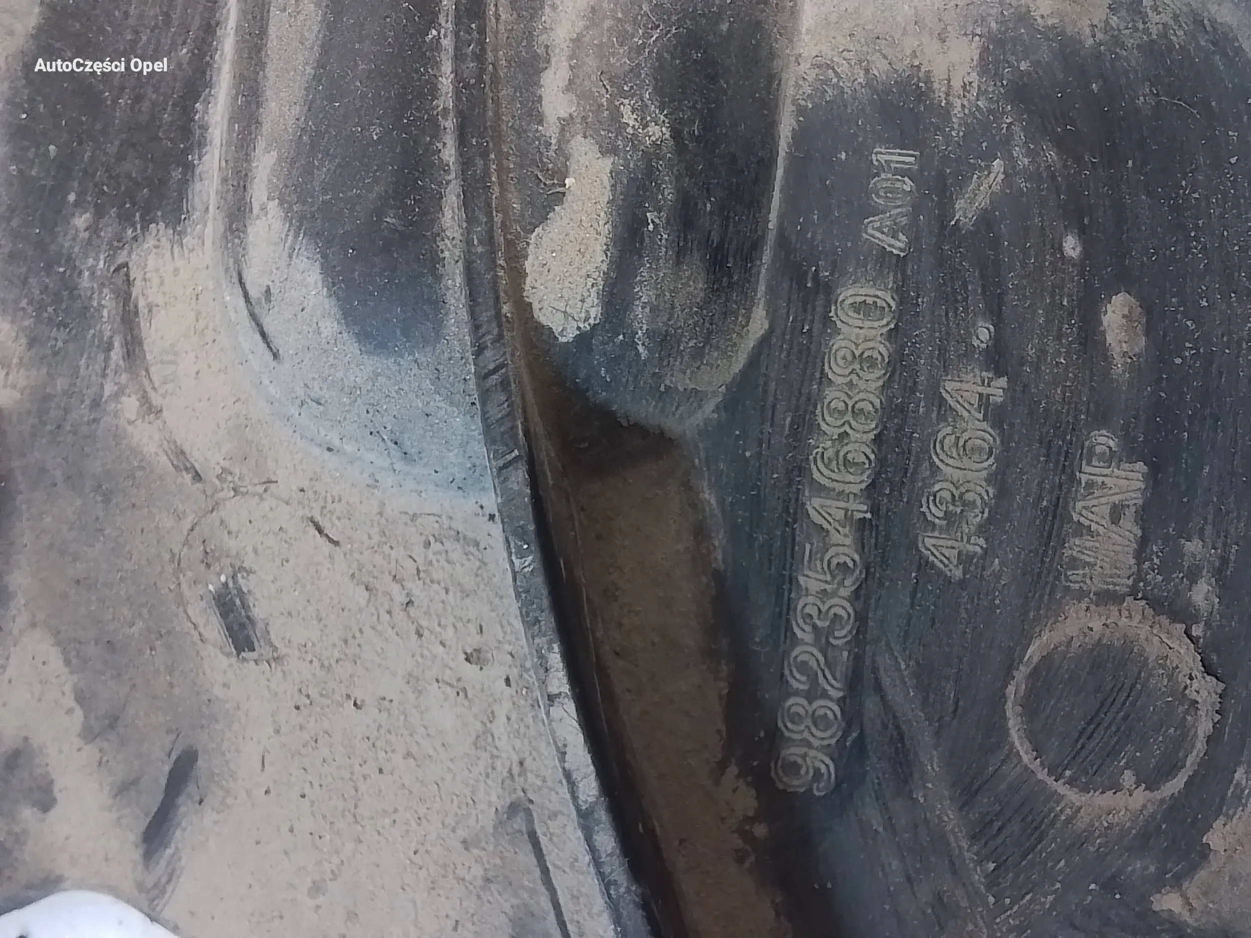 Opel Corsa F Proteção Chassi Direita 9823546880 image 3