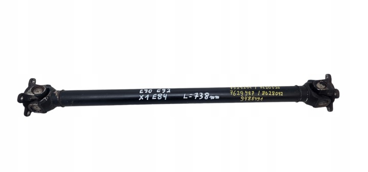 BMW X1 E84 E90 E92 F22 etuakselin vetoakseli X-DRIVE L=738MM 8628042 7529294