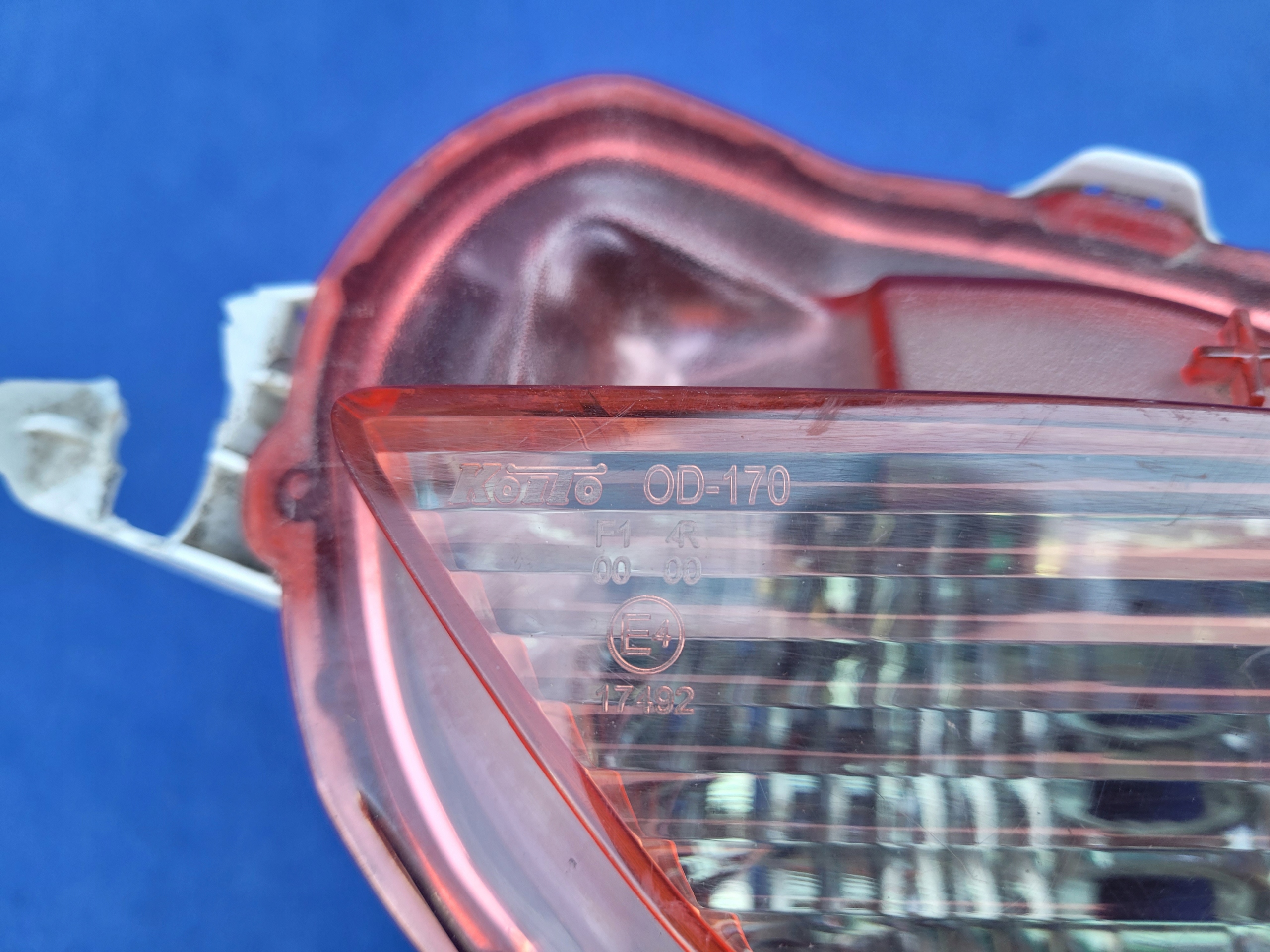 TOYOTA YARIS III LIFT 14-17 2014-2017 Achteruitrijlamp rechts achter in bumper image 7