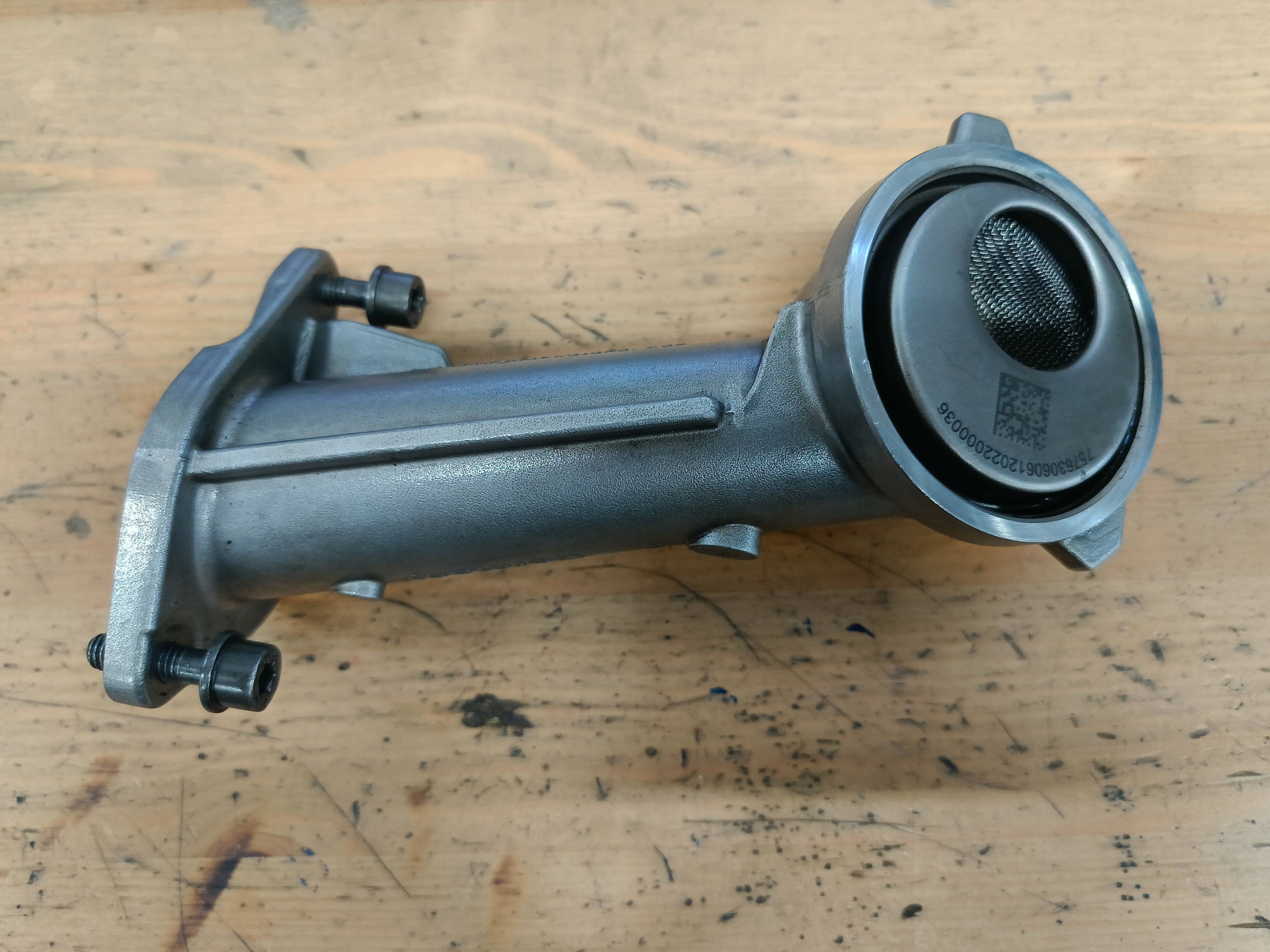 Ölrauchabsauger BMW 7576306 7 F04 N63 gebraucht image 3