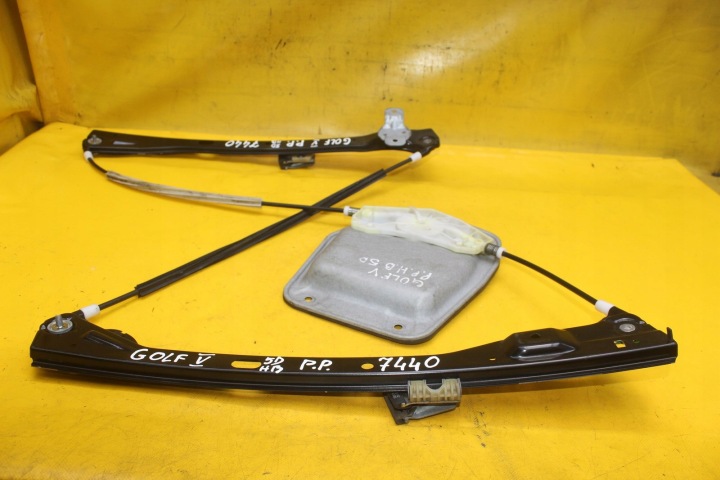 Mechanisme Ruit Rechtsvoor VW Golf V 5 2003- K3837462