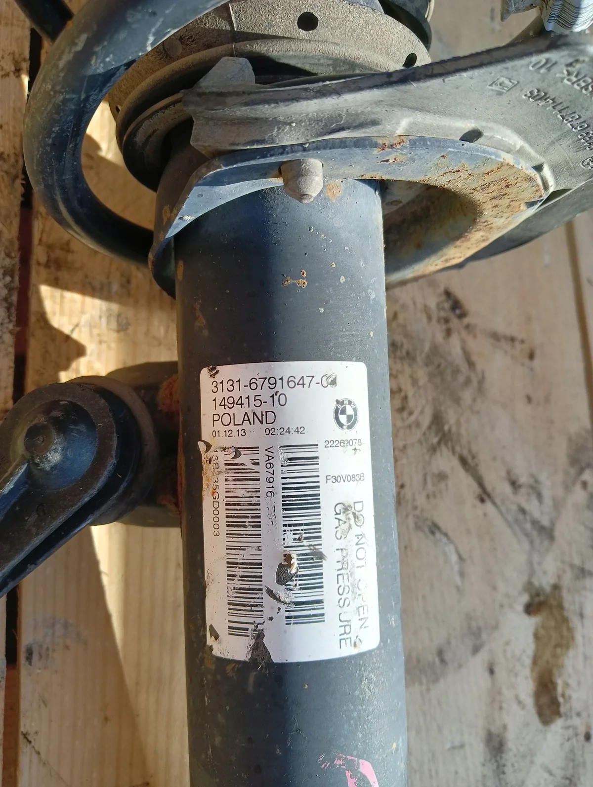Used Diesel Front Left Shock Absorber F30 330D