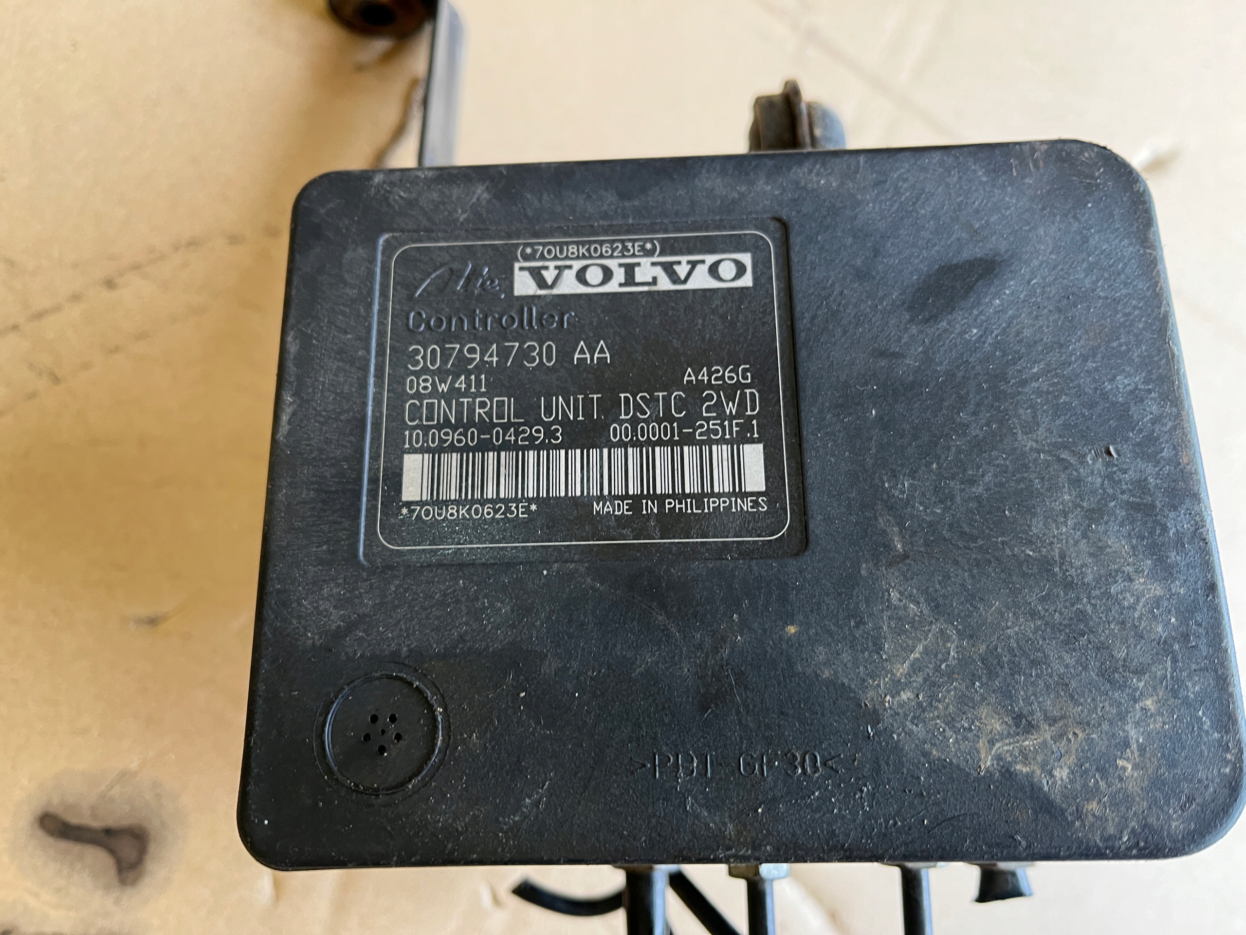 VOLVO S40 II V50 C30 C70 2004-2012 ABS-pumppu ohjainmoduuli 30794730AA