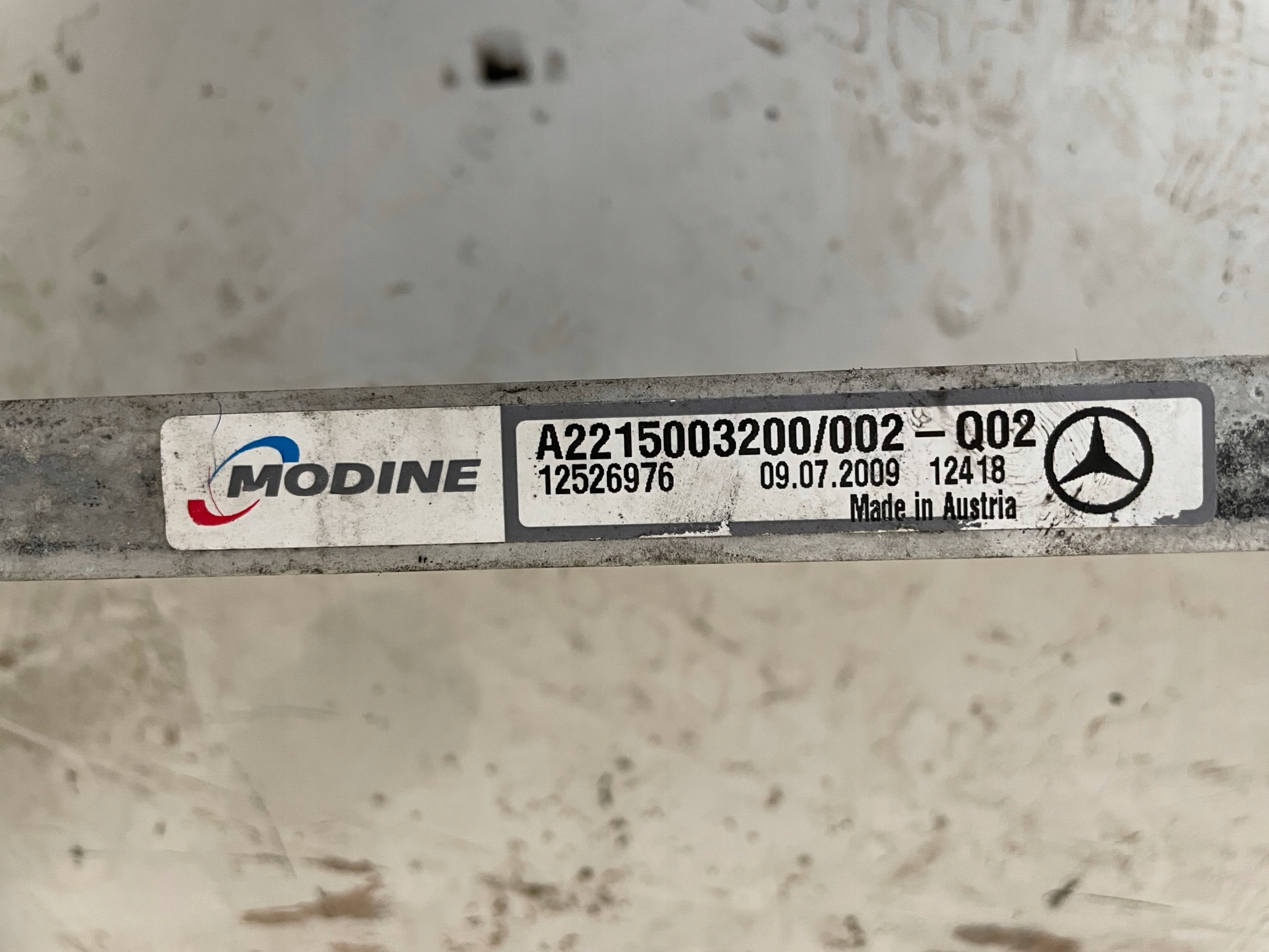 Öljynjäähdytin A2215003200 MERCEDES W216 W221 LIFT image 6