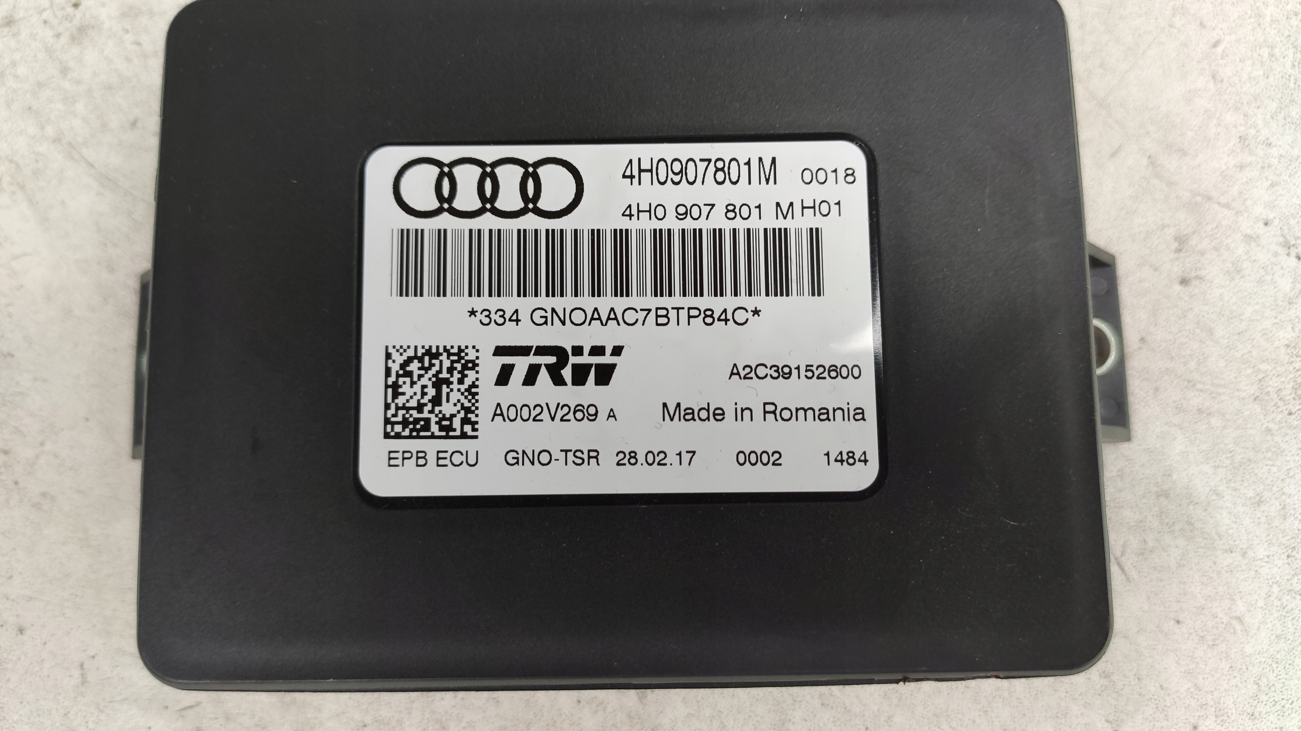 AUDI A6 C7 LIFT MODULE FREIN MAIN 4H0907801M image 3