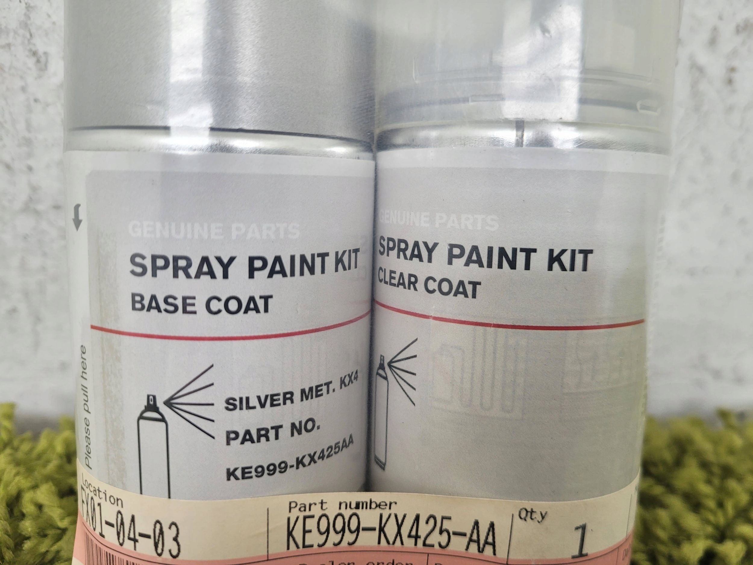 Spray Maali Pohjamaali Hopea Metalli KX4 Nissan Infiniti ORYG