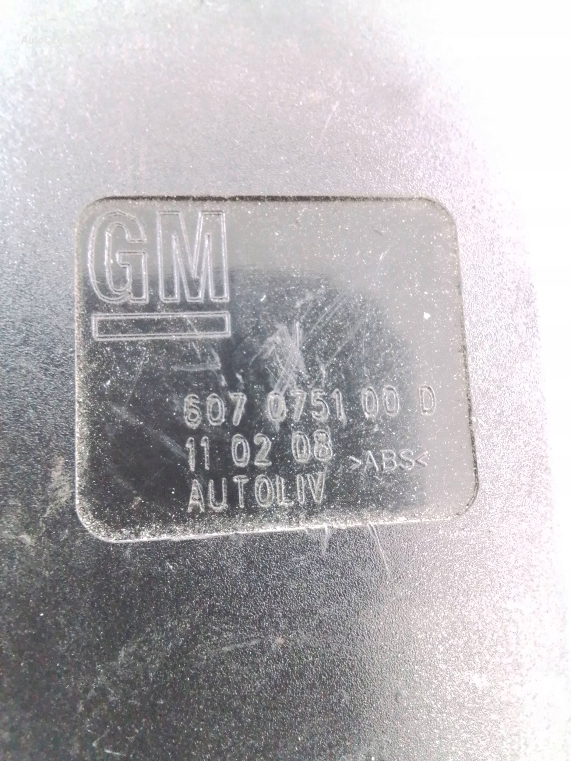 Opel Corsa D 2006 Klamra pasa 607075100D image 3