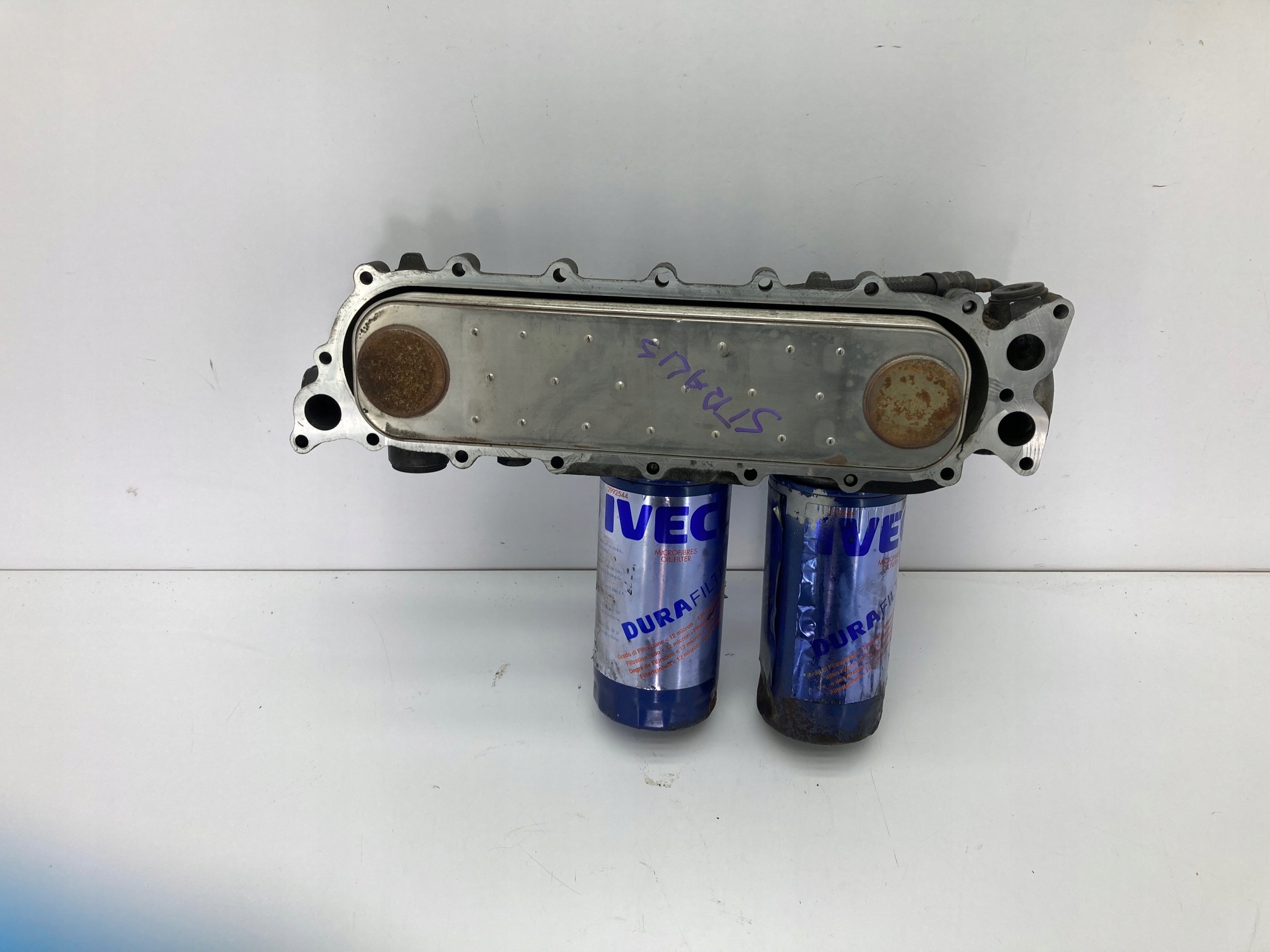 IVECO STRALIS CURSOR 10 Oil Filter Base 50432916 504066211 504035152 image 7