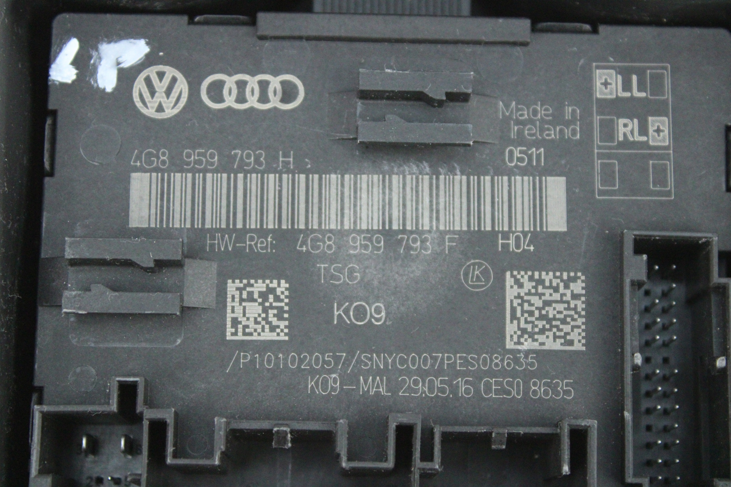 Ohjausyksikkö Audi A7 C7 4G8959793H