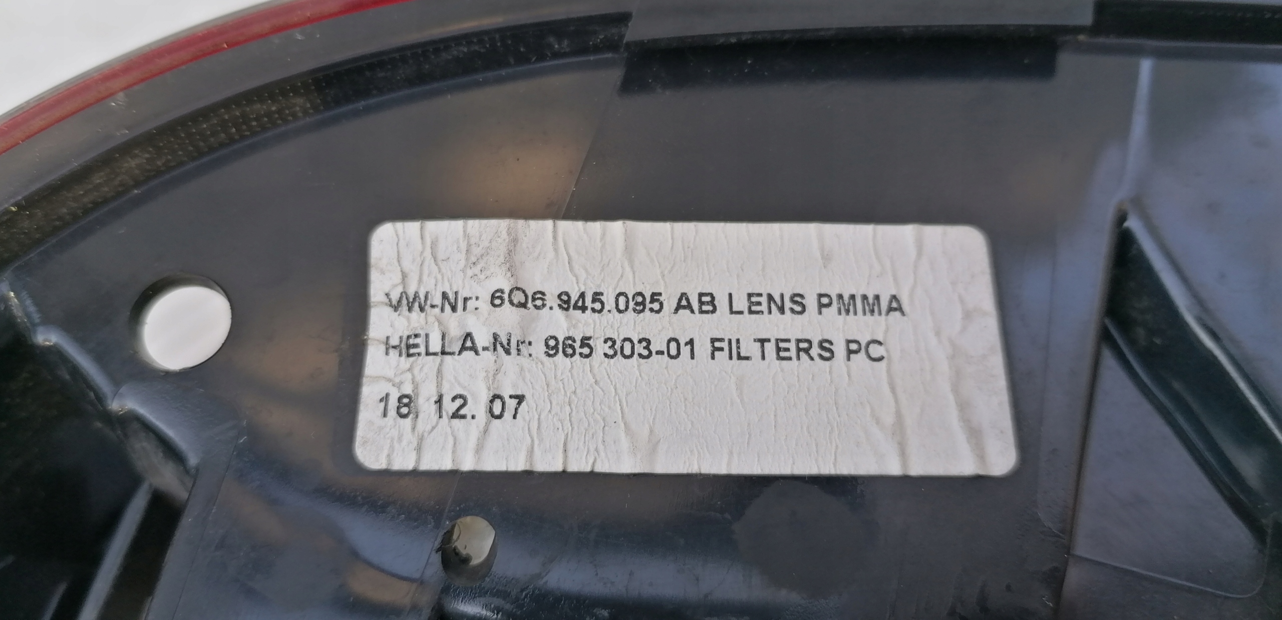 VW POLO IV LIFT LUZ TRASERA IZQ 6Q6945095AB 05r-> image 9