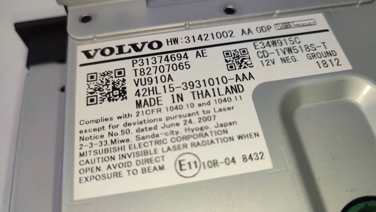 CD-Wechsler Volvo V60 II XC60 S90 V90 XC90 31374694 31421002 image 4