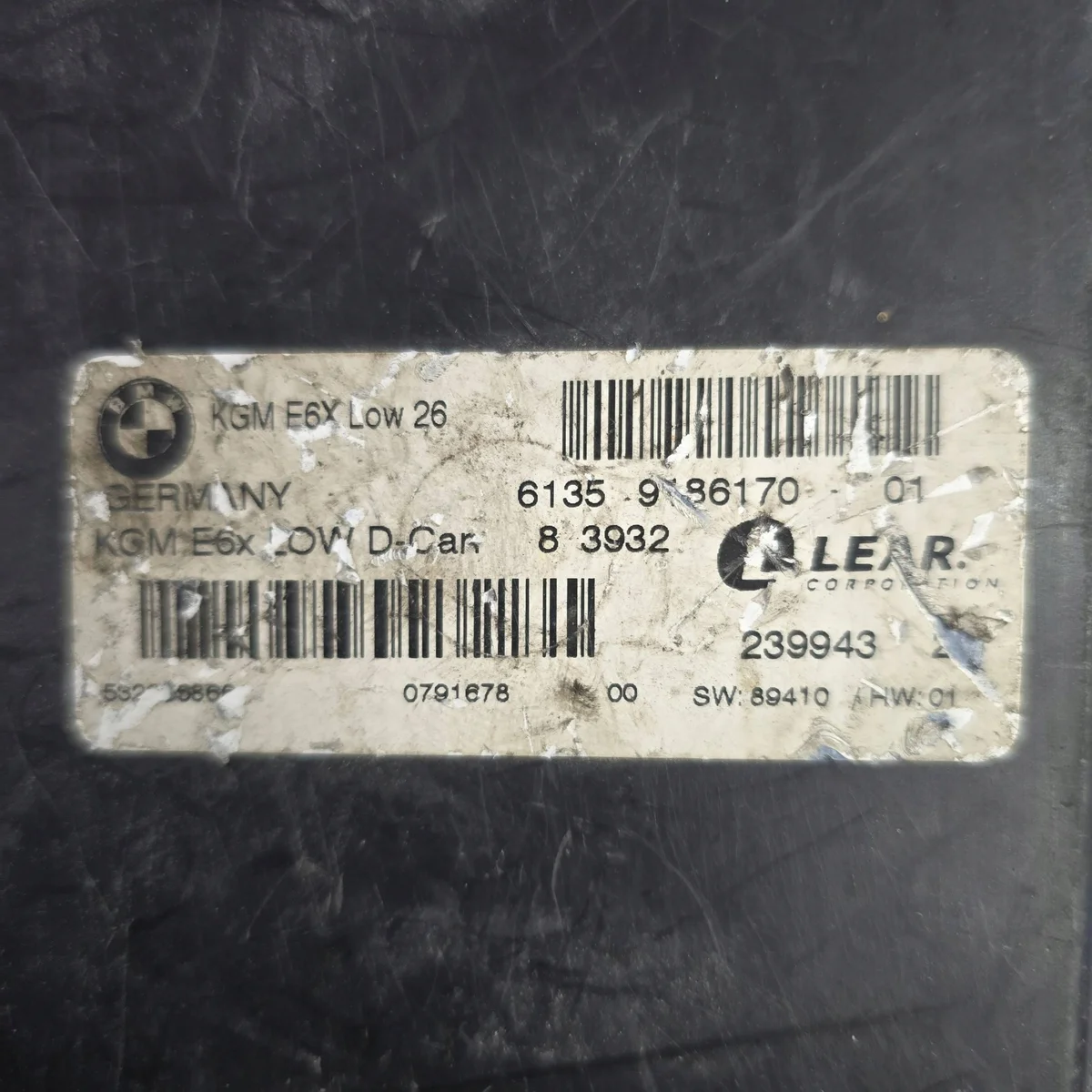 BMW 5 E60 E61 Comfort Module 6135918617001