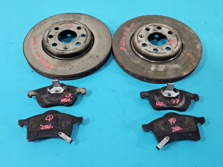 Disques de frein avant plaquettes Opel Astra III H 1.4 16V