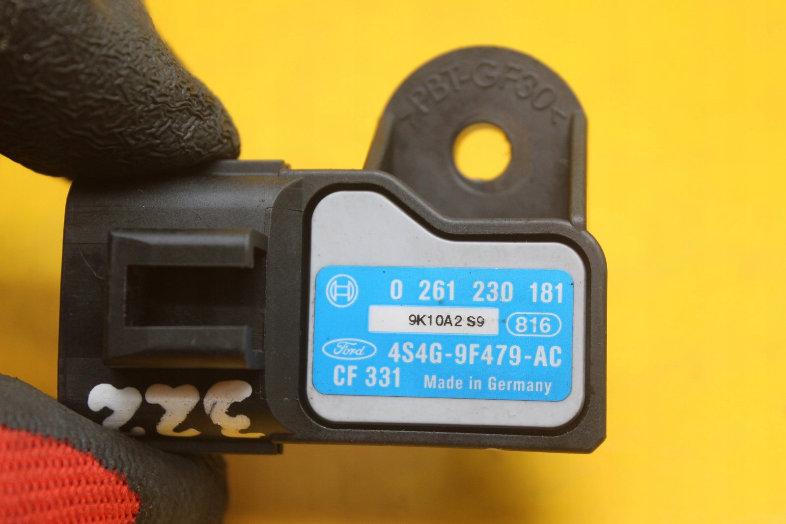 MAP Sensor Mazda 6 II GH 1.8 16V L8 4S4G9F479AC 0261230181 image 6