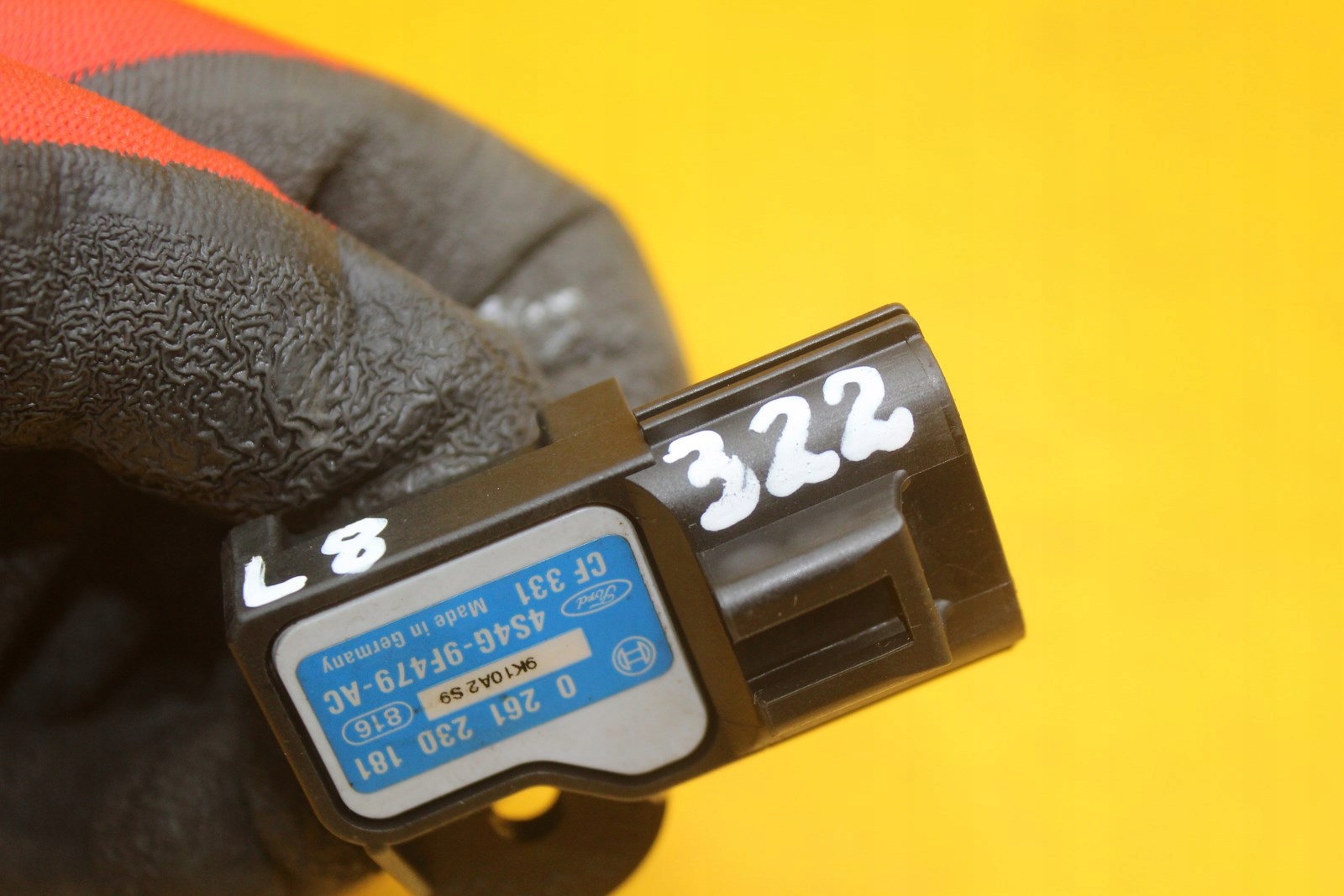 MAP Sensor Mazda 6 II GH 1.8 16V L8 4S4G9F479AC 0261230181 image 8