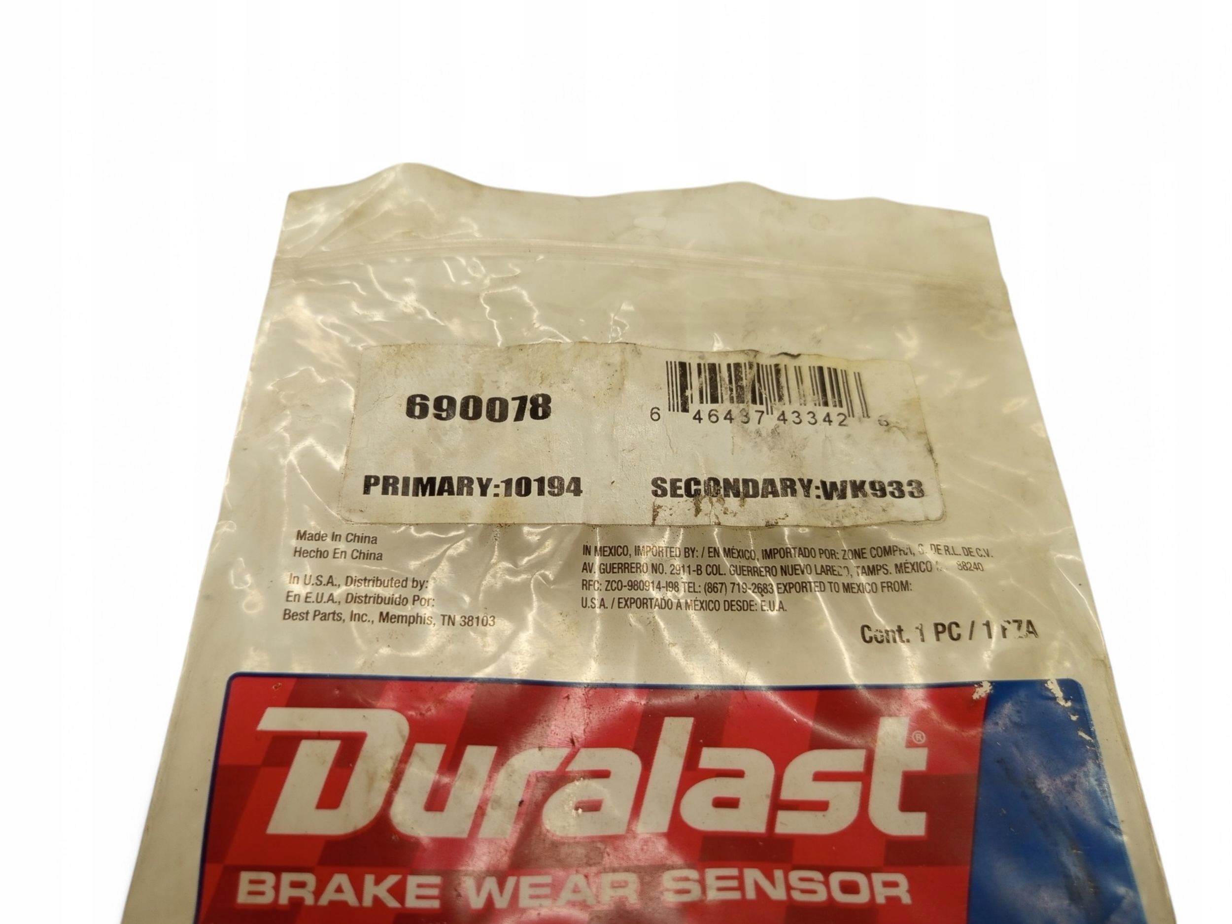 BMW 3 F30 F35 F31 Slitage sensorer bromsbelägg image 5