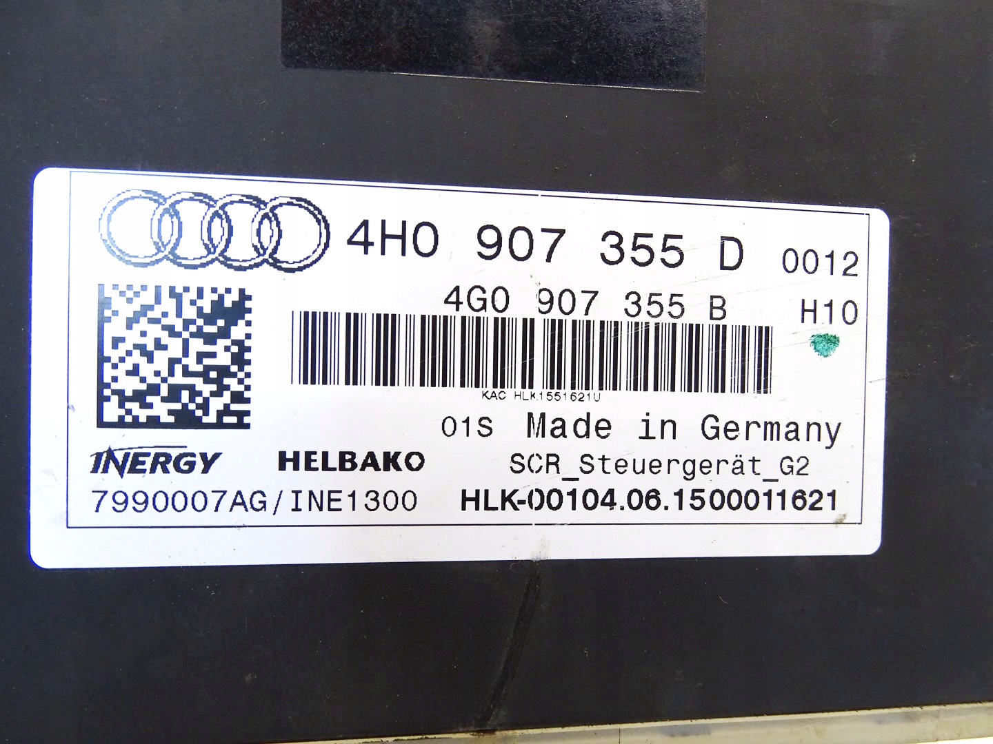 Styrenhet bränslepump AdBlue Audi A4 B8 4H0907355D image 3