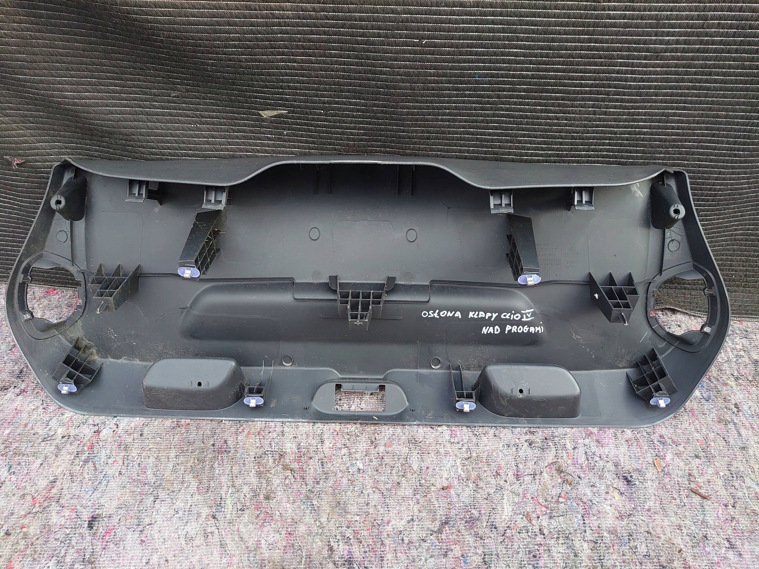Verkleidung Kunststoff Klappe Renault Clio IV 909004153R image 3