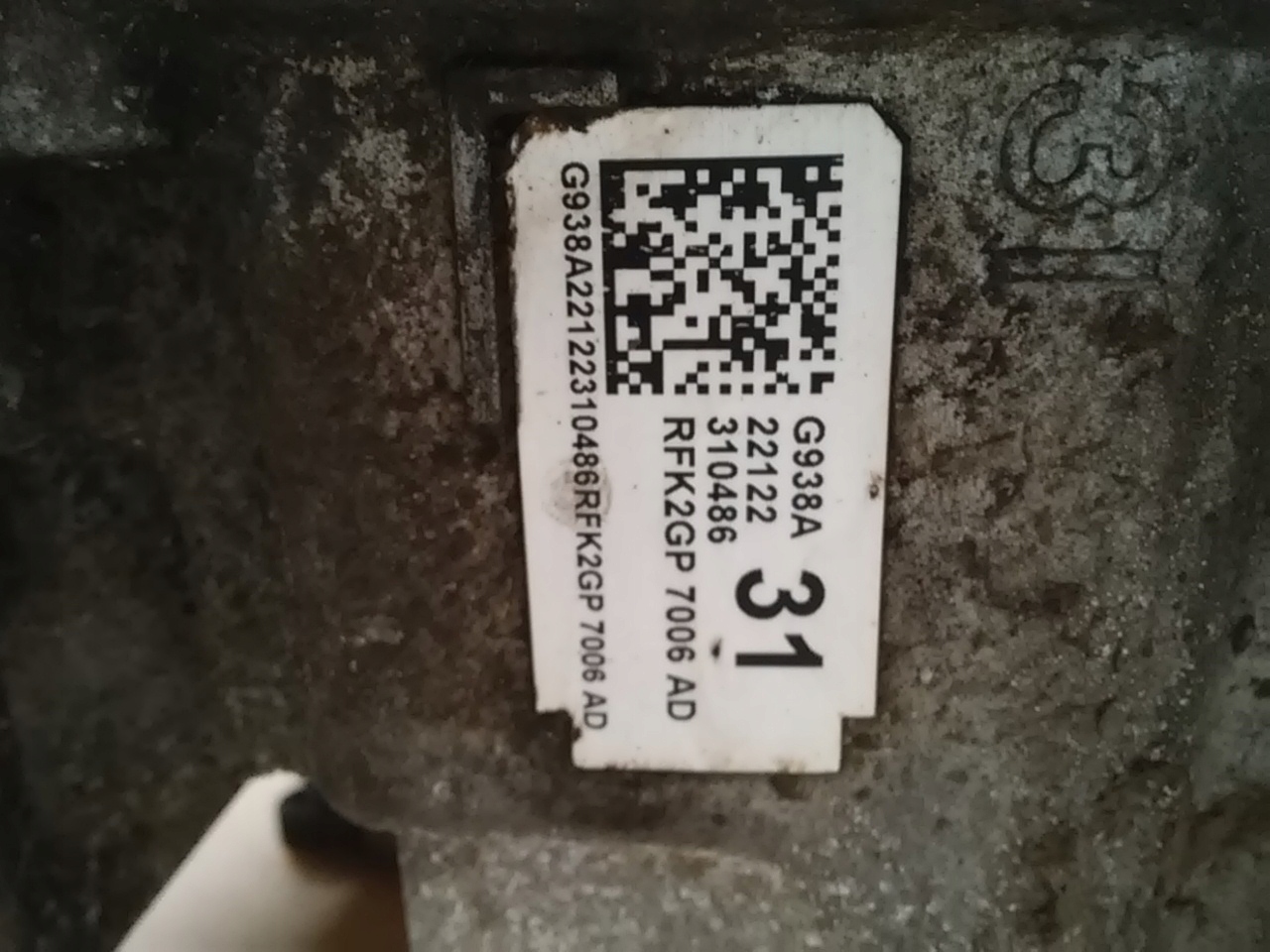 transmissiehuis 8f57 22r 2.7 V6 ST Ford Edge 19 lift USA image 3