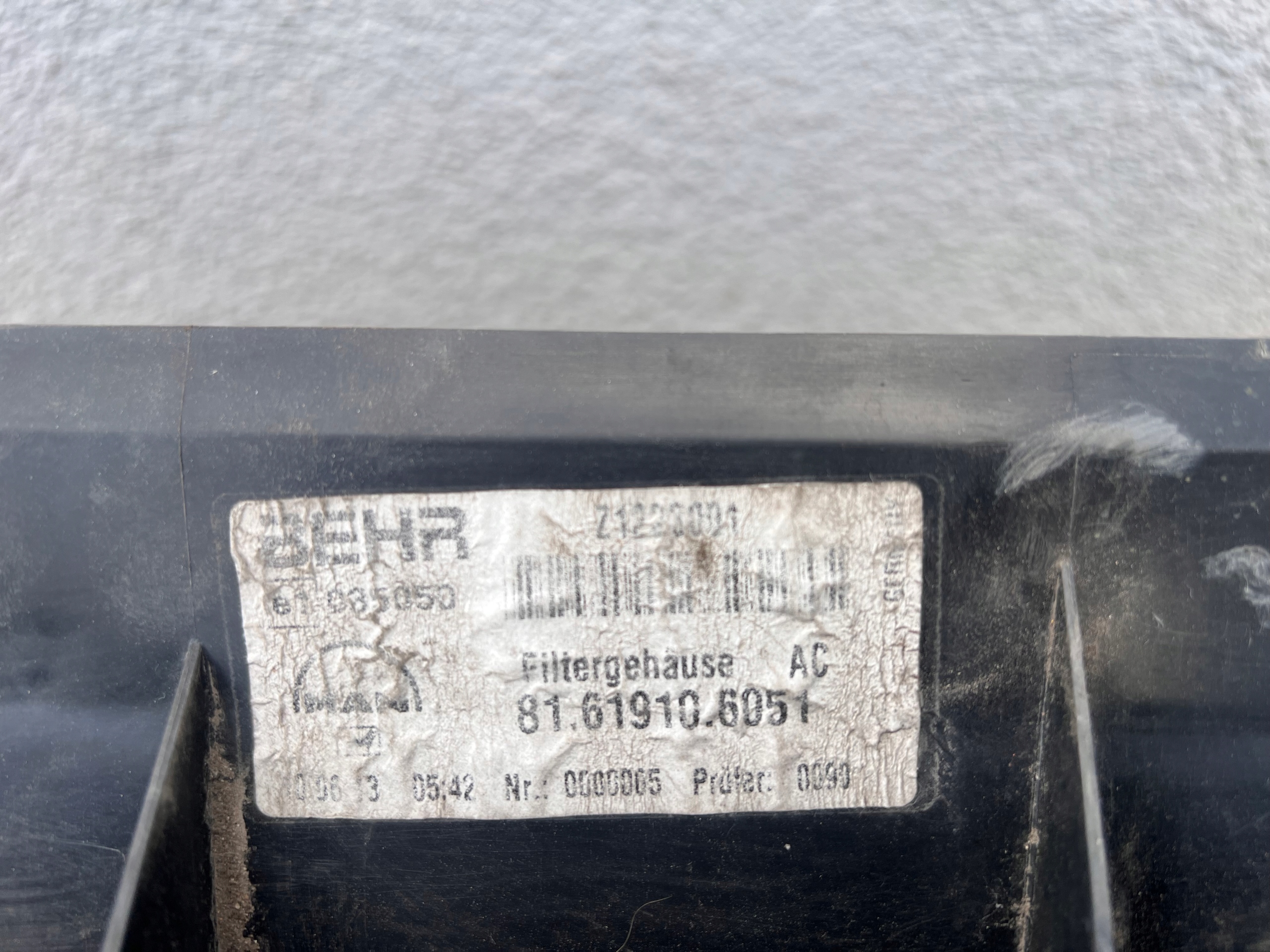 Interieurfilterbehuizing MAN TGX TGS TGL TGM Euro 6 image 4