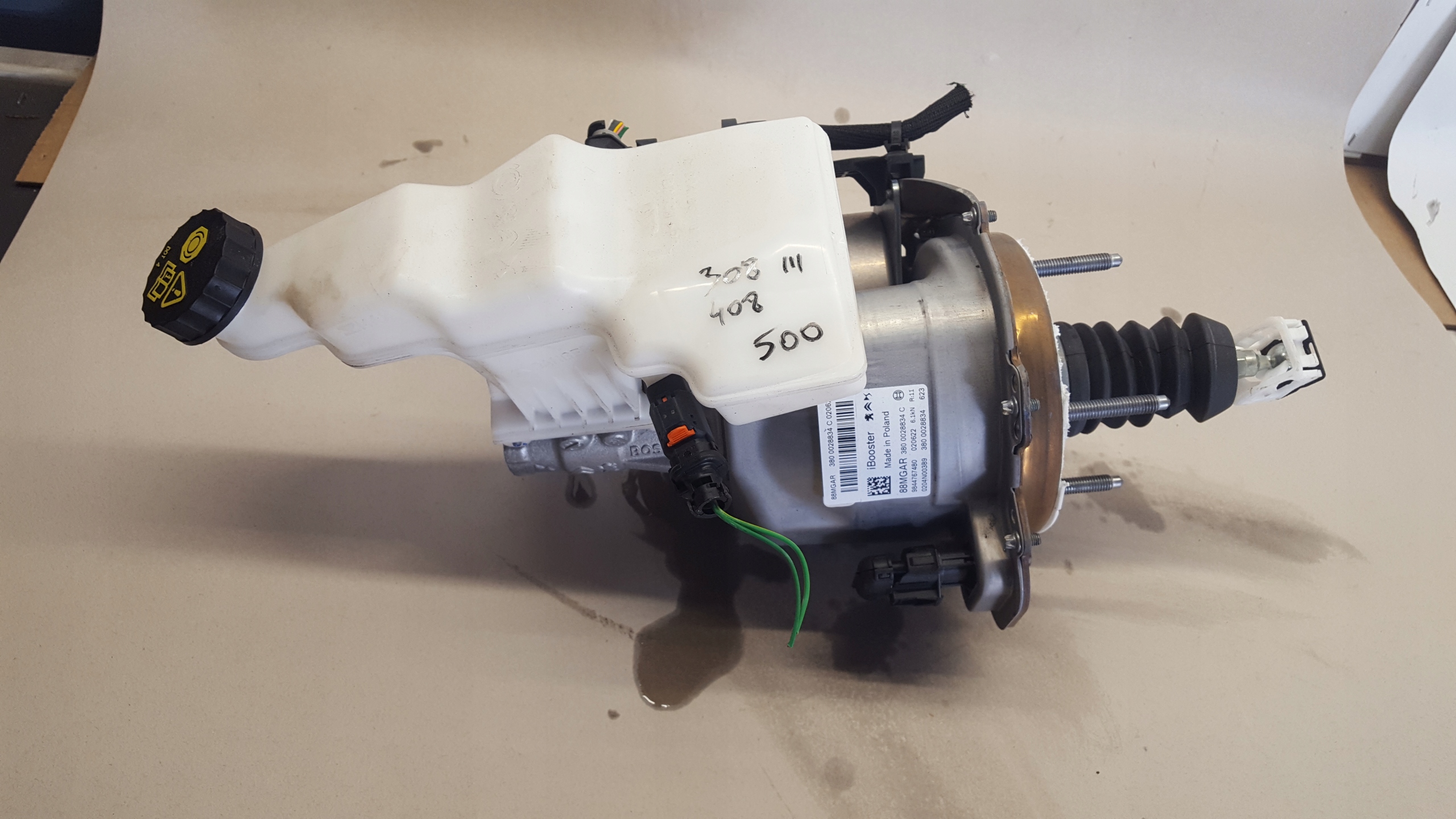 Servopumpe Bremspumpe Peugeot 308 T10 9844767480 SPEED image 2