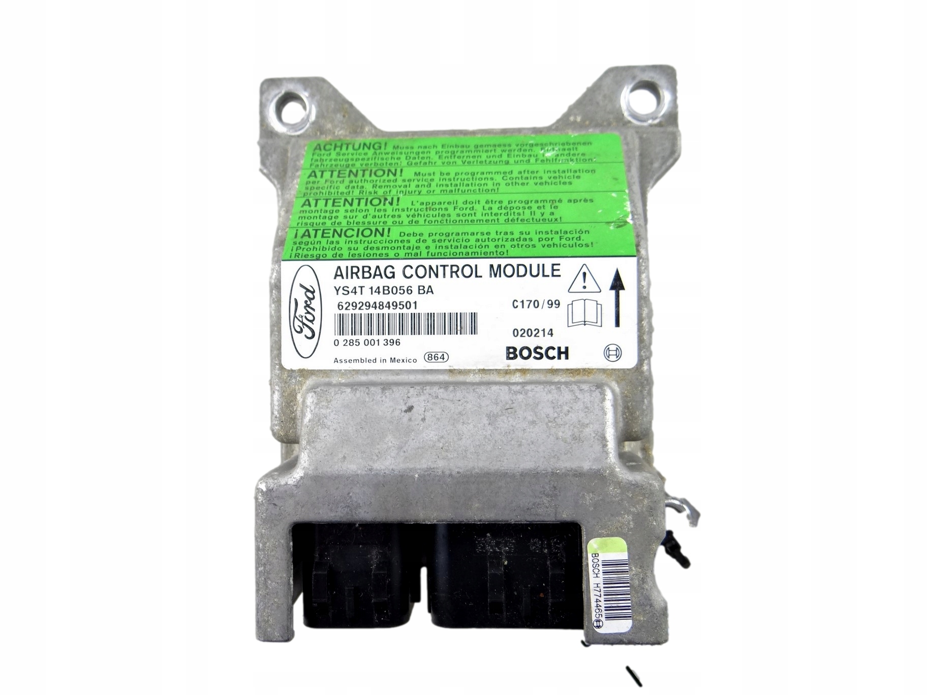Módulo Airbag Ford Focus IV 0285001396 Usado image 2