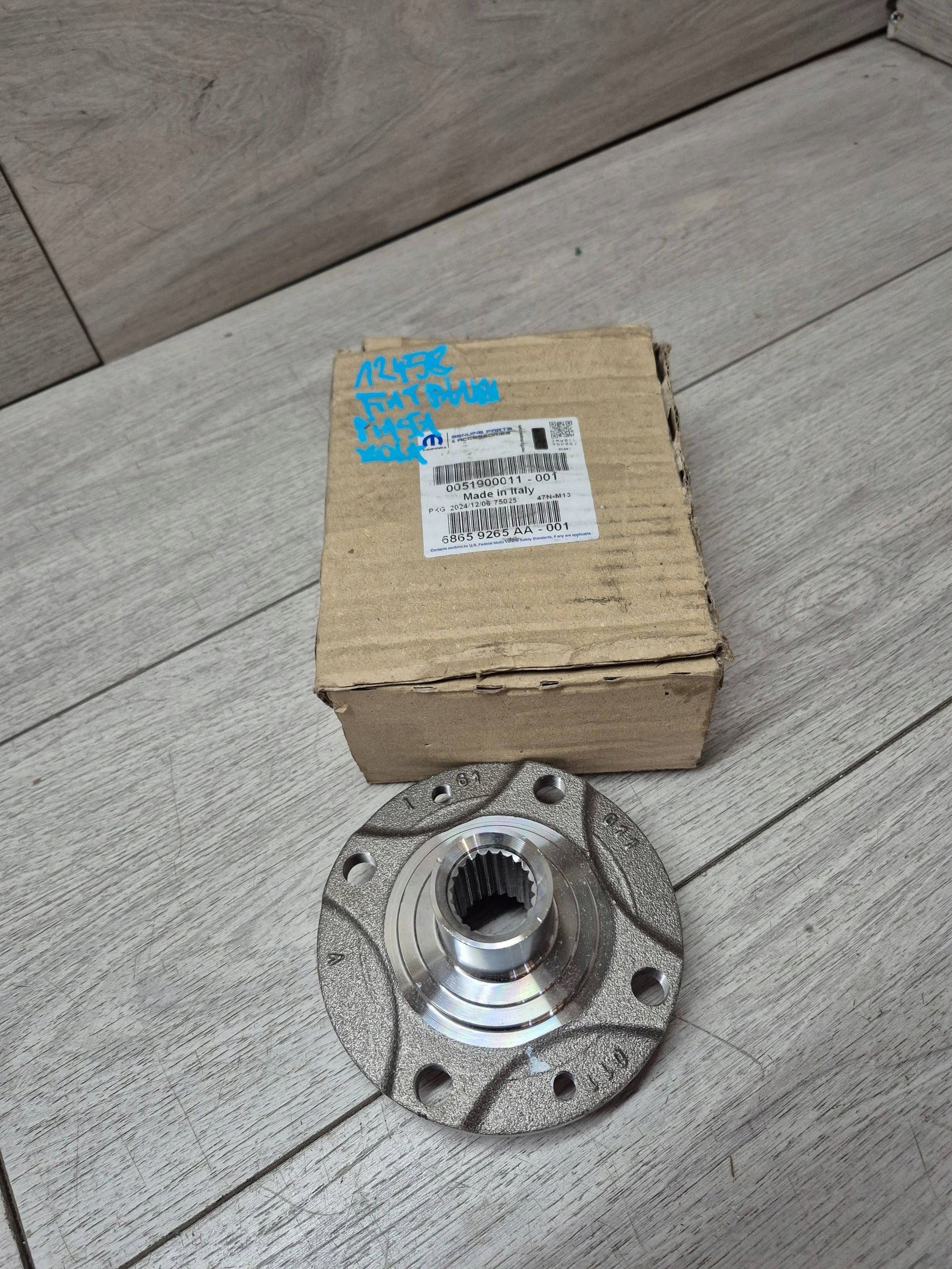 12458. FIAT PANDA JANTE 51900011 image 2