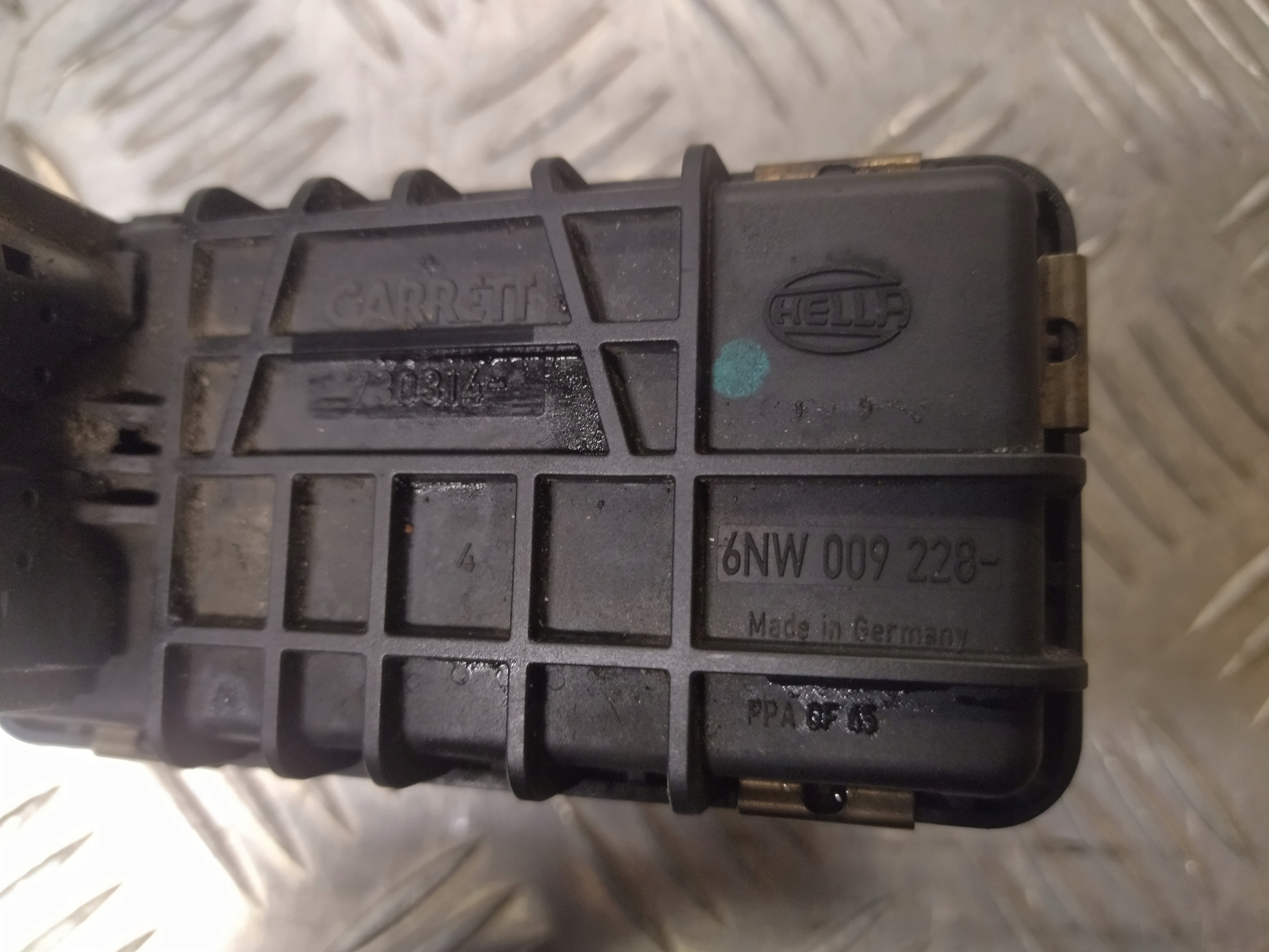 BMW E60 E65 X5 M57N2 3.0d 306D3 actuador turbina 730314 6NW009228 G-72 thumbnail 4