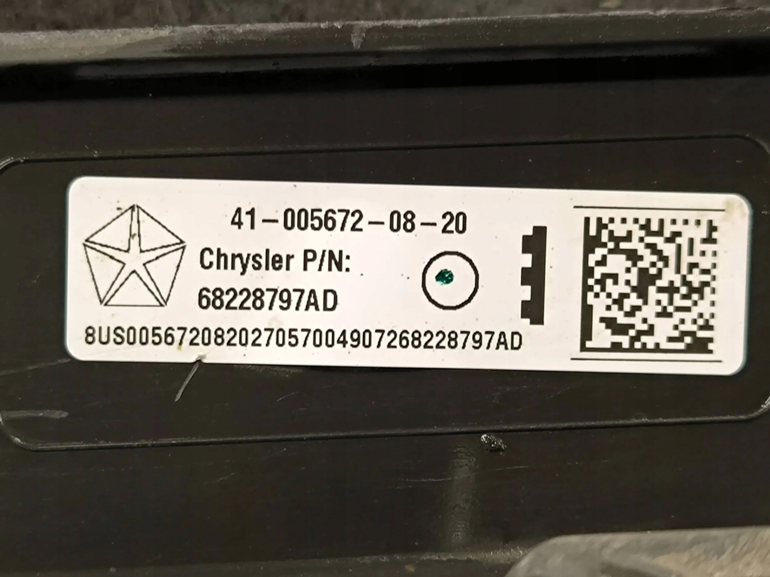 Chrysler Pacifica 2018 Lado izquierdo Sensor de apertura de puerta lateral image 5