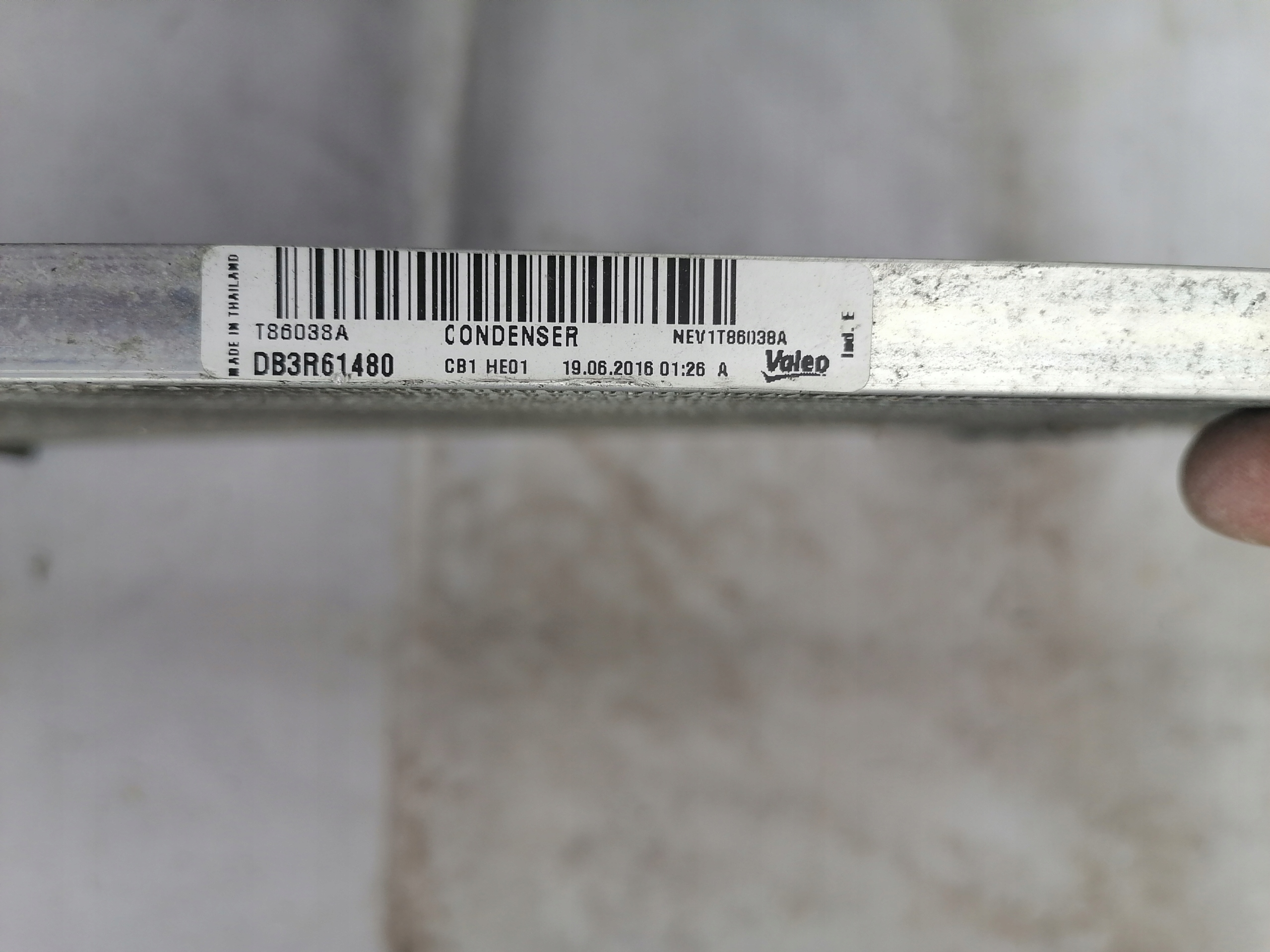 Condenseur clim. Mazda 2 CX3 DB3R61480 image 3