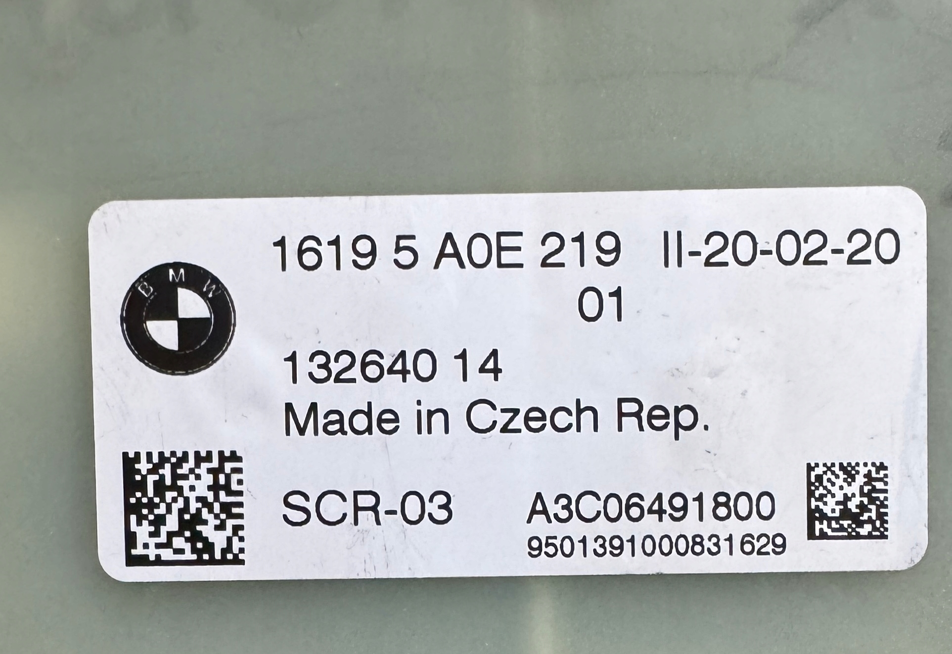 BMW G20 X5 G05 X7 G07 AdBlue-ohjainyksikkö SCR 5A0E219