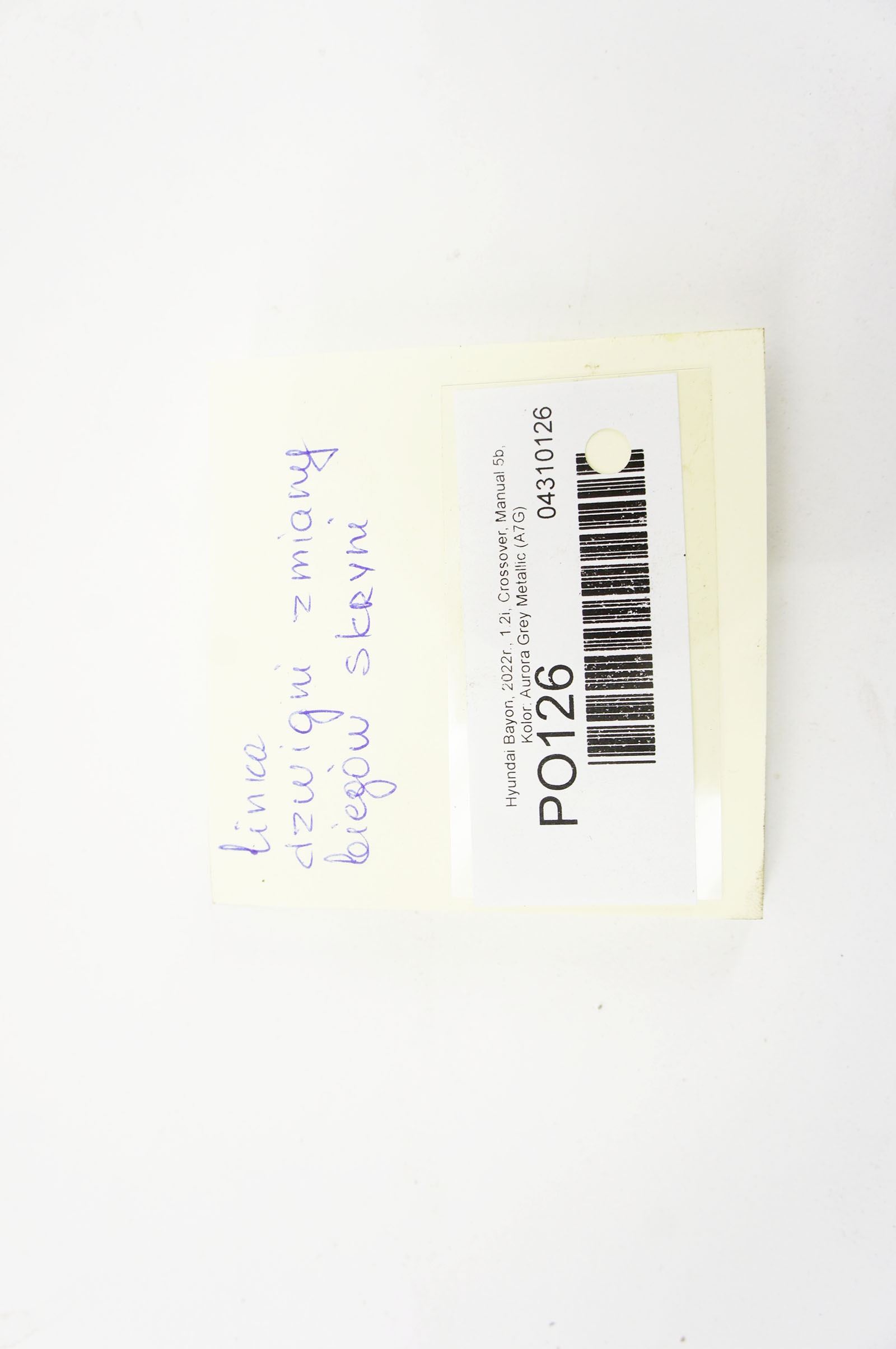 Hyundai Bayon vaihteenvalitsimen vaijeri 43790-Q0100 21r. image 6