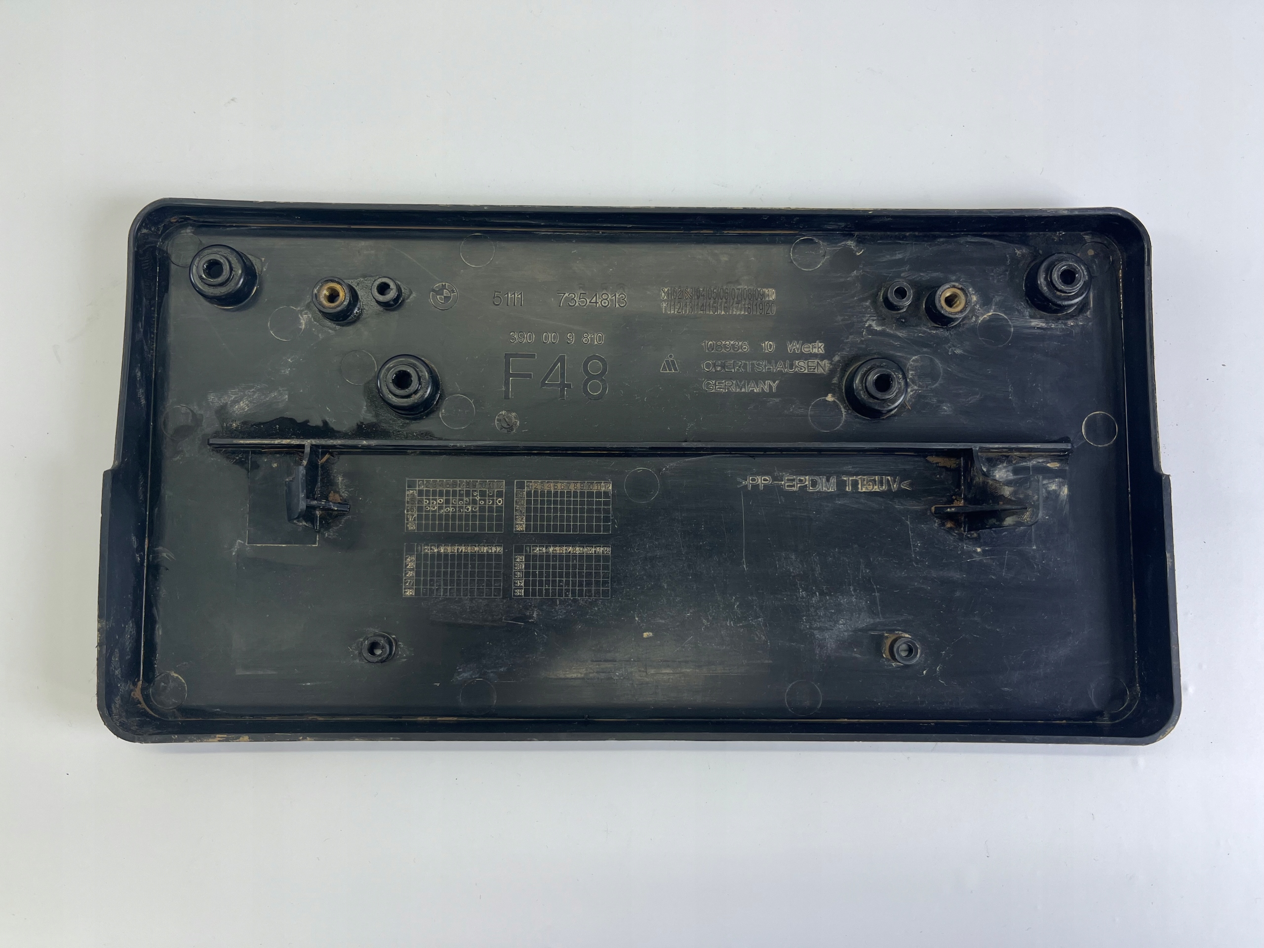 Support plaque immatriculation USA BMW X1 F48 image 4