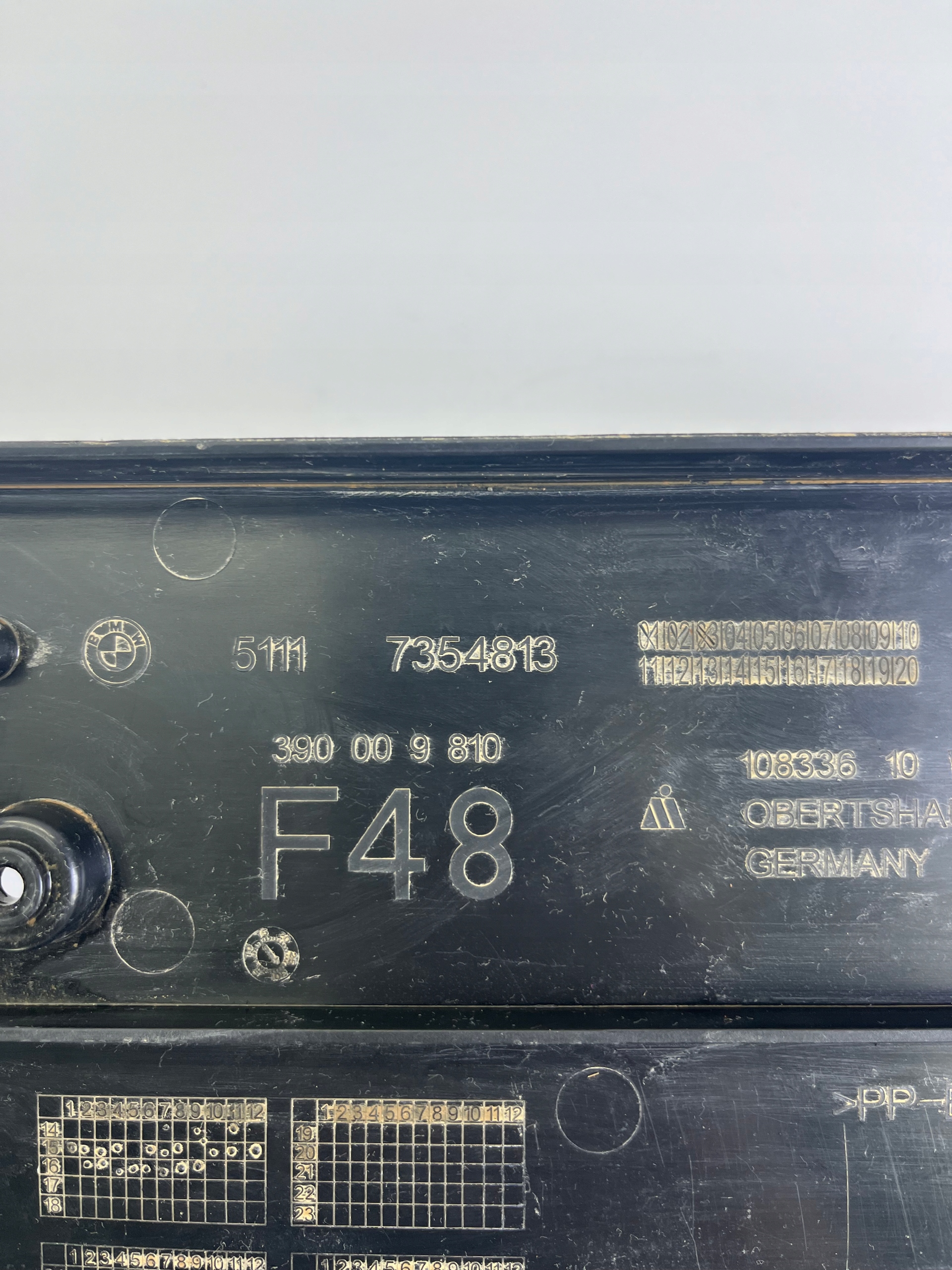Support plaque immatriculation USA BMW X1 F48 image 5