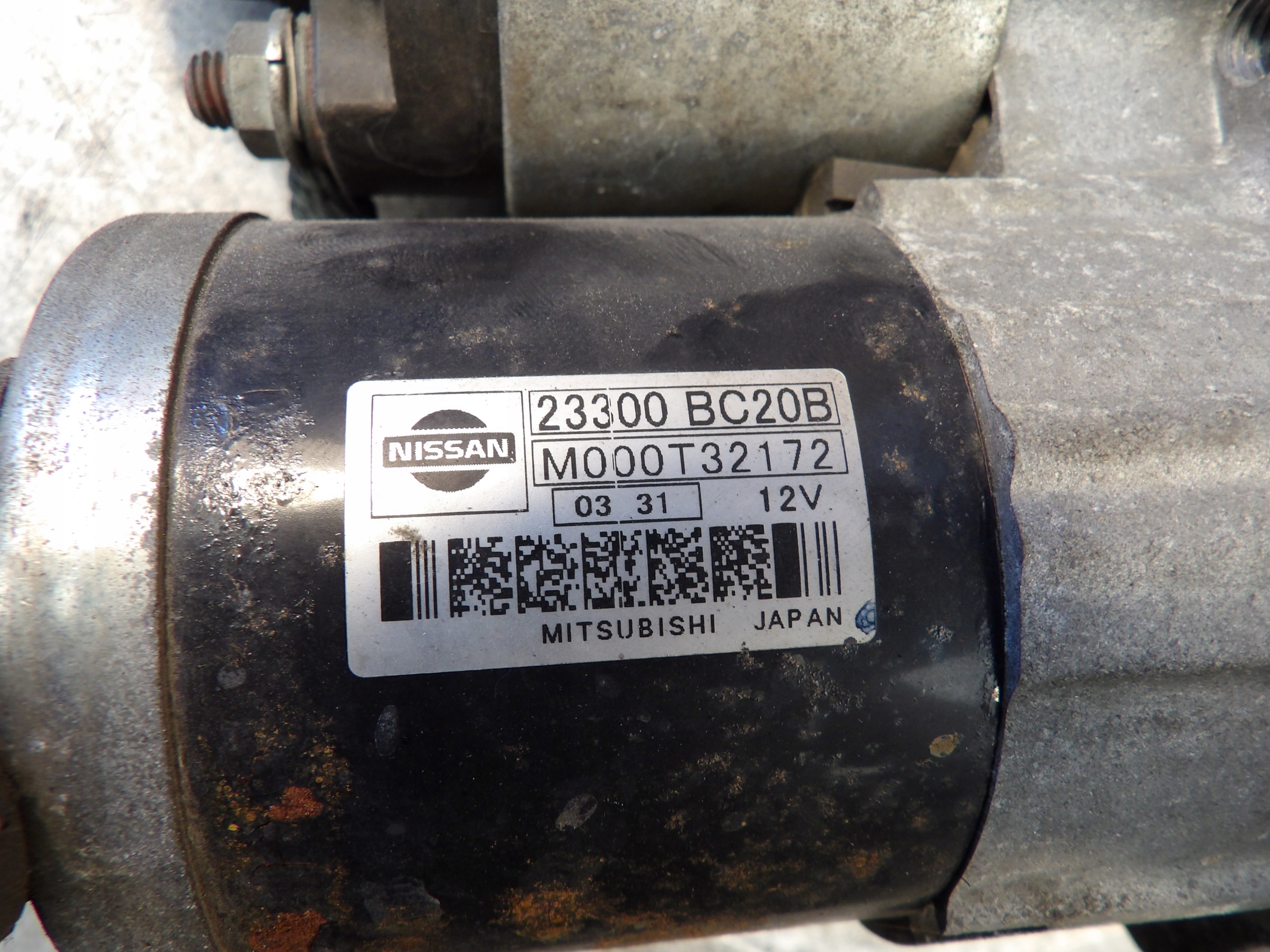 Nissan Cube Z12 startmotor 23300 BC20B, M000T32172 image 3