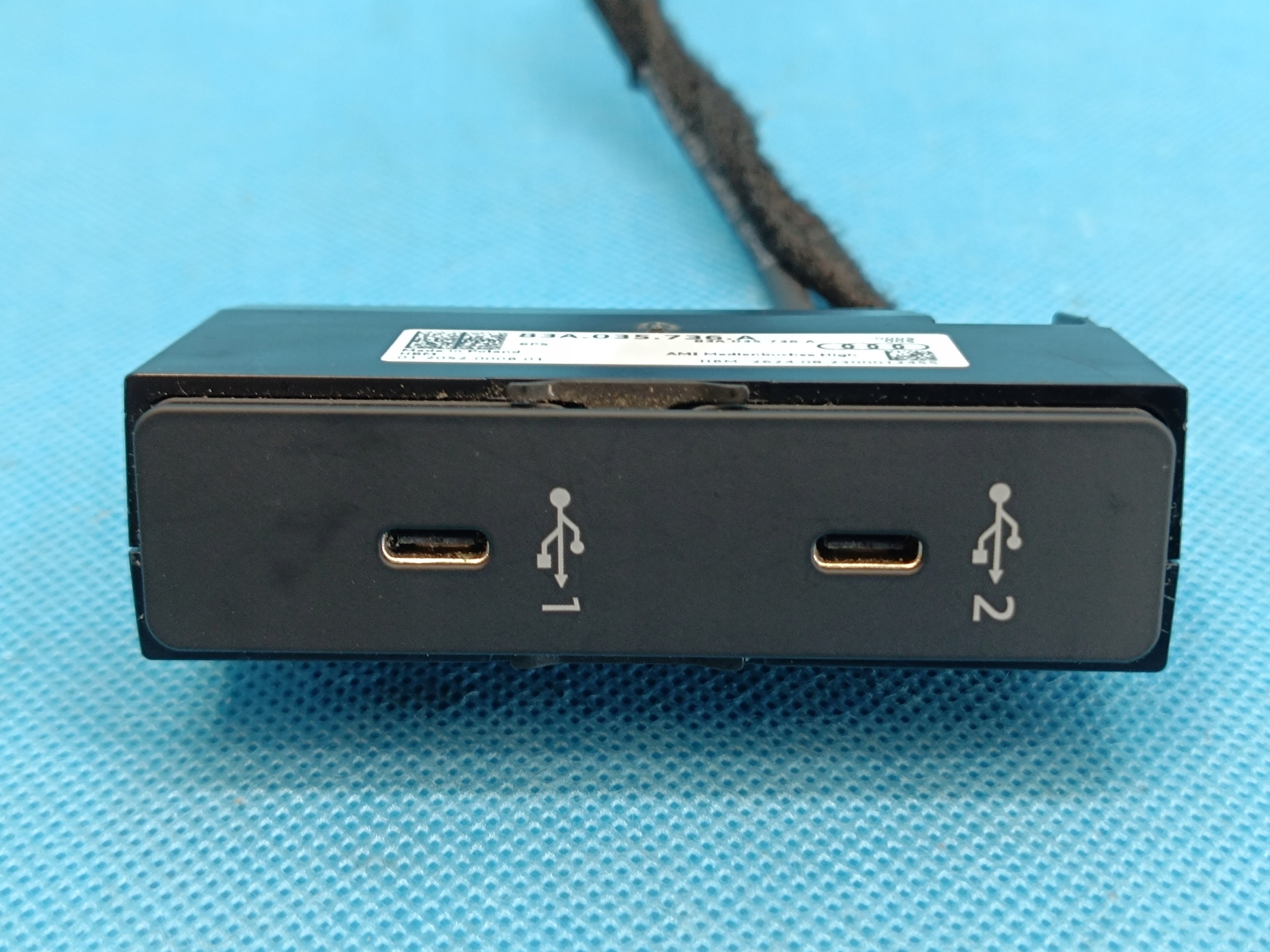 AUDI Q3 II 83A F3 SPORTBACK ENCHUFE PUERTO USB 22r