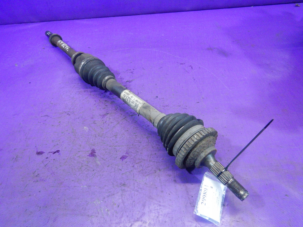 PEUGEOT 206 02-09 1.4 HDI Halbachse rechts geteilt ABS 9638753180 image 2