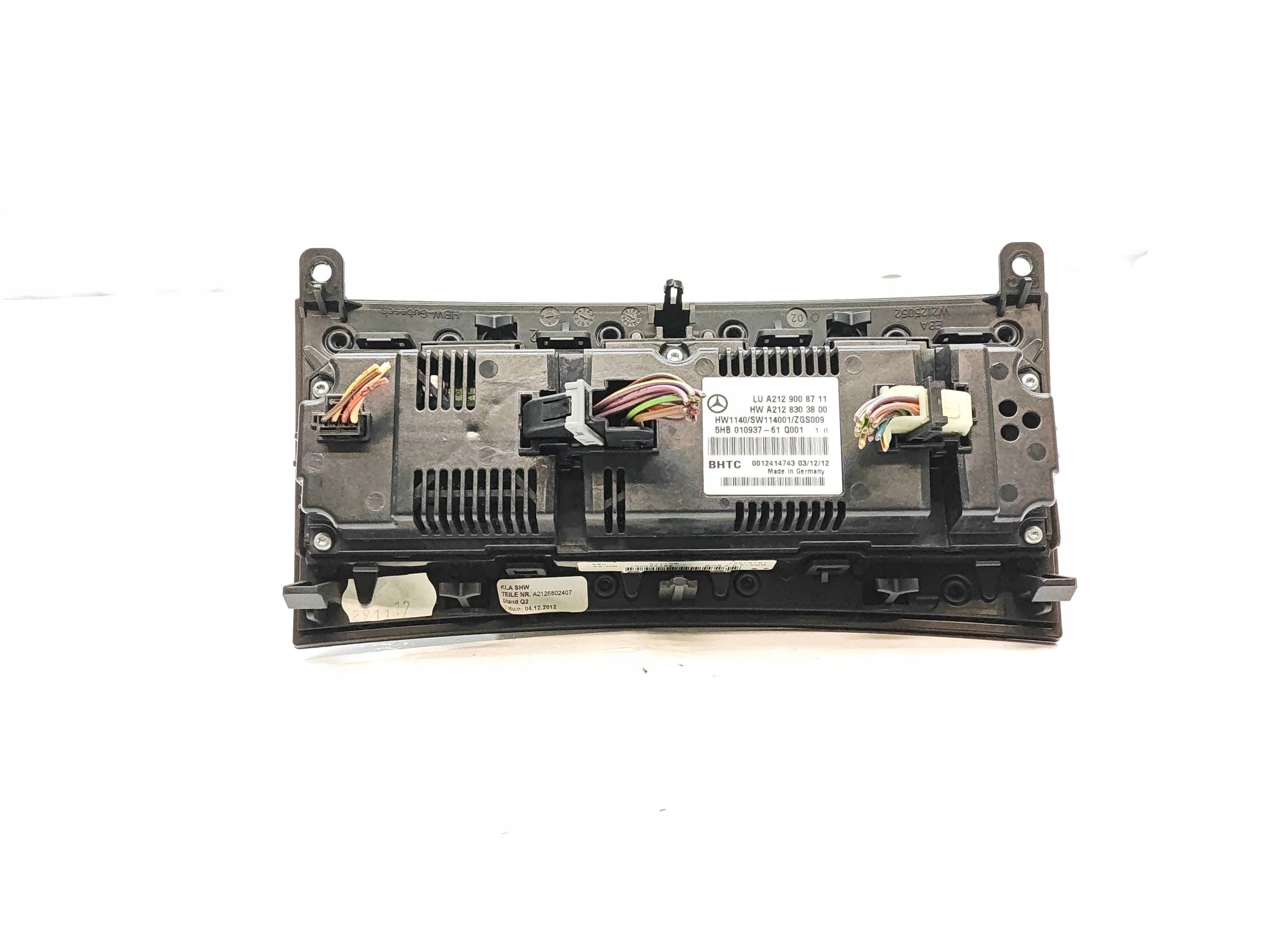 Pannello Climatizzatore Mercedes W207 Coupé A2129008711