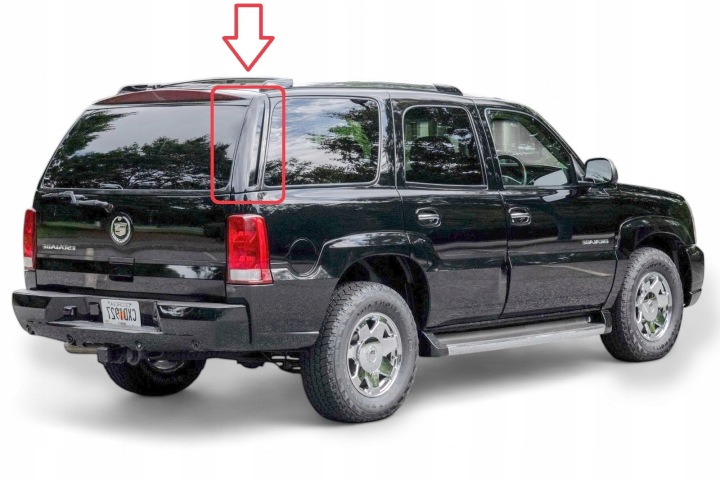 CADILLAC ESCALADE 02-06R Oven ulkoinen B-pilarin suojus oikea OEM 9GM733A