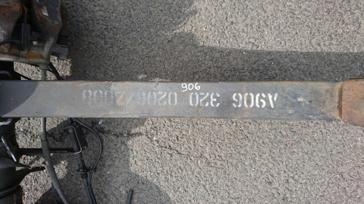 Rear Leaf Spring for Sprinter W906 Twin A9063200206