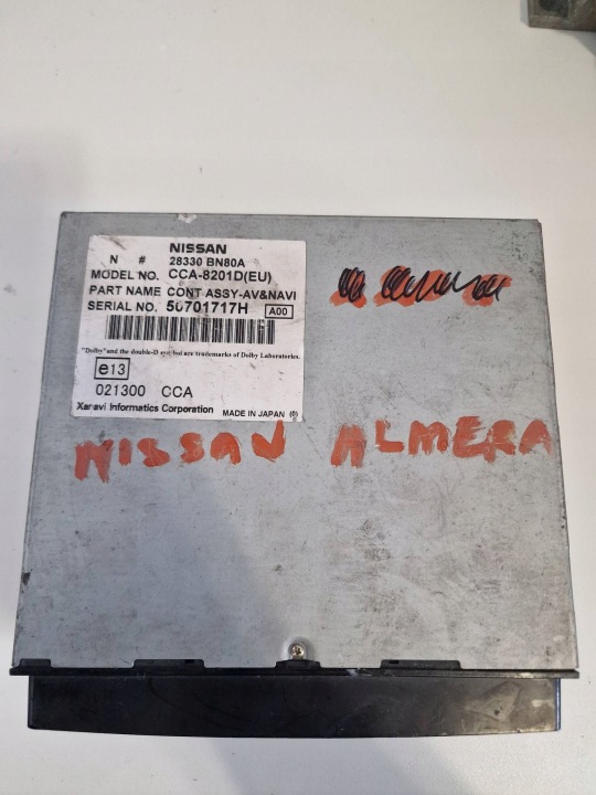 Nissan Almera N16 2000 CCA8201D CD/DVD-växlare CCA8201D