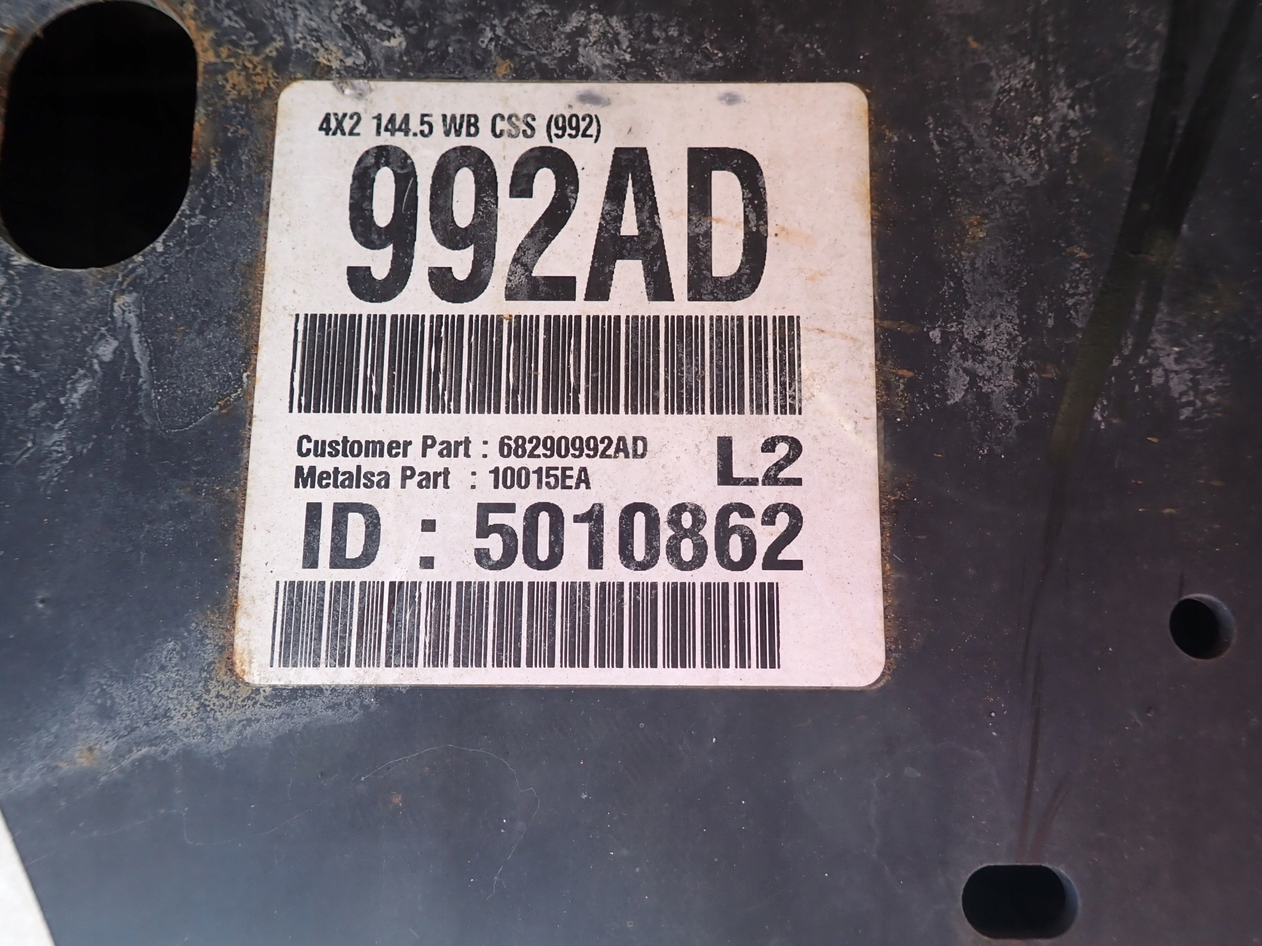 Rama Dianteira Dodge RAM Crew Cab V Paka 5.7 ft 174 cm 4x2 2019- image 4