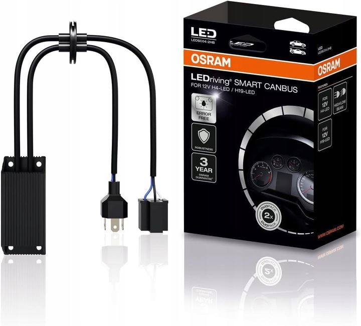 OSRAM LEDriving SMART CANBUS LEDSC04-2HB sovitin 12V 2kpl