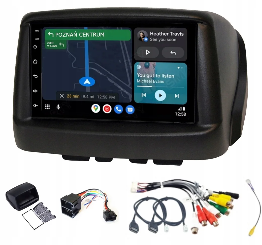 Radio 2 DIN Android Fiat Doblo 2002-2017