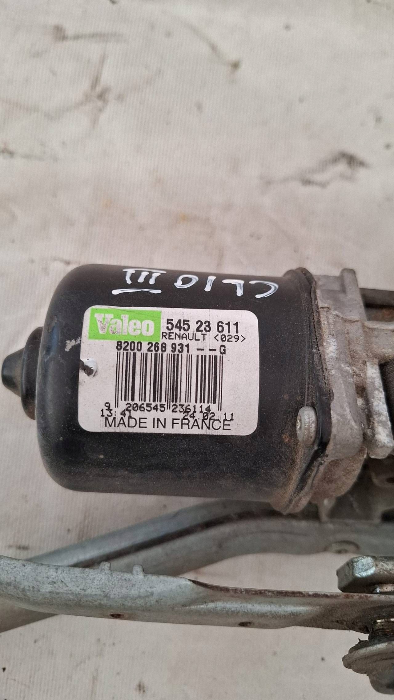Etupyyhkimen moottori Renault Megane II 54523611