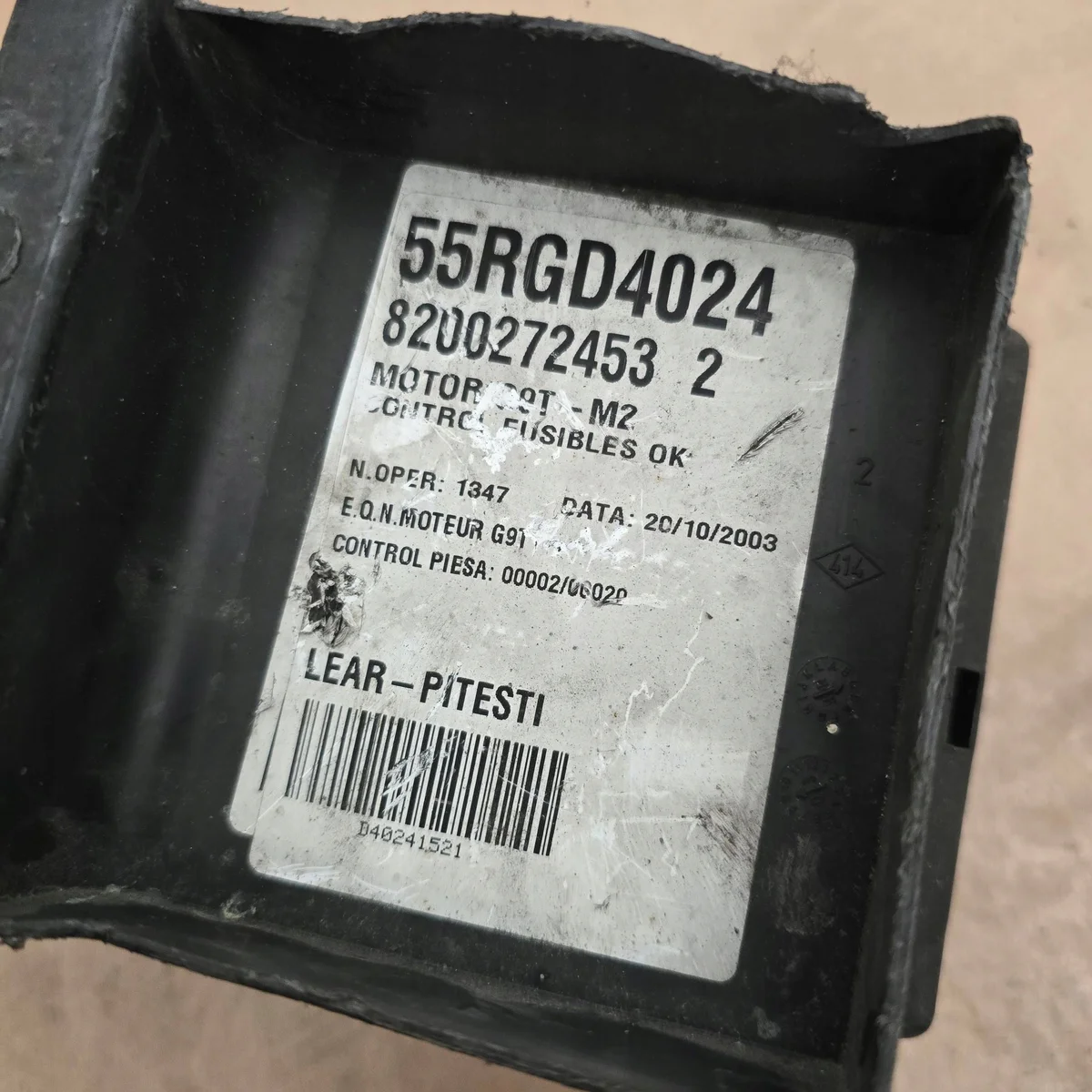 Säkringsbox Renault OE 8200272453 image 5