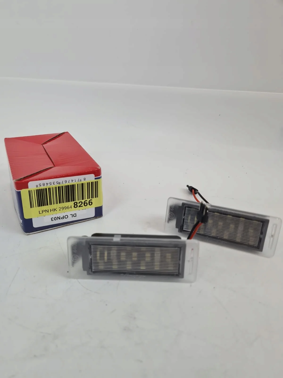 Kit éclairage LED plaque Opel V-031908 image 3