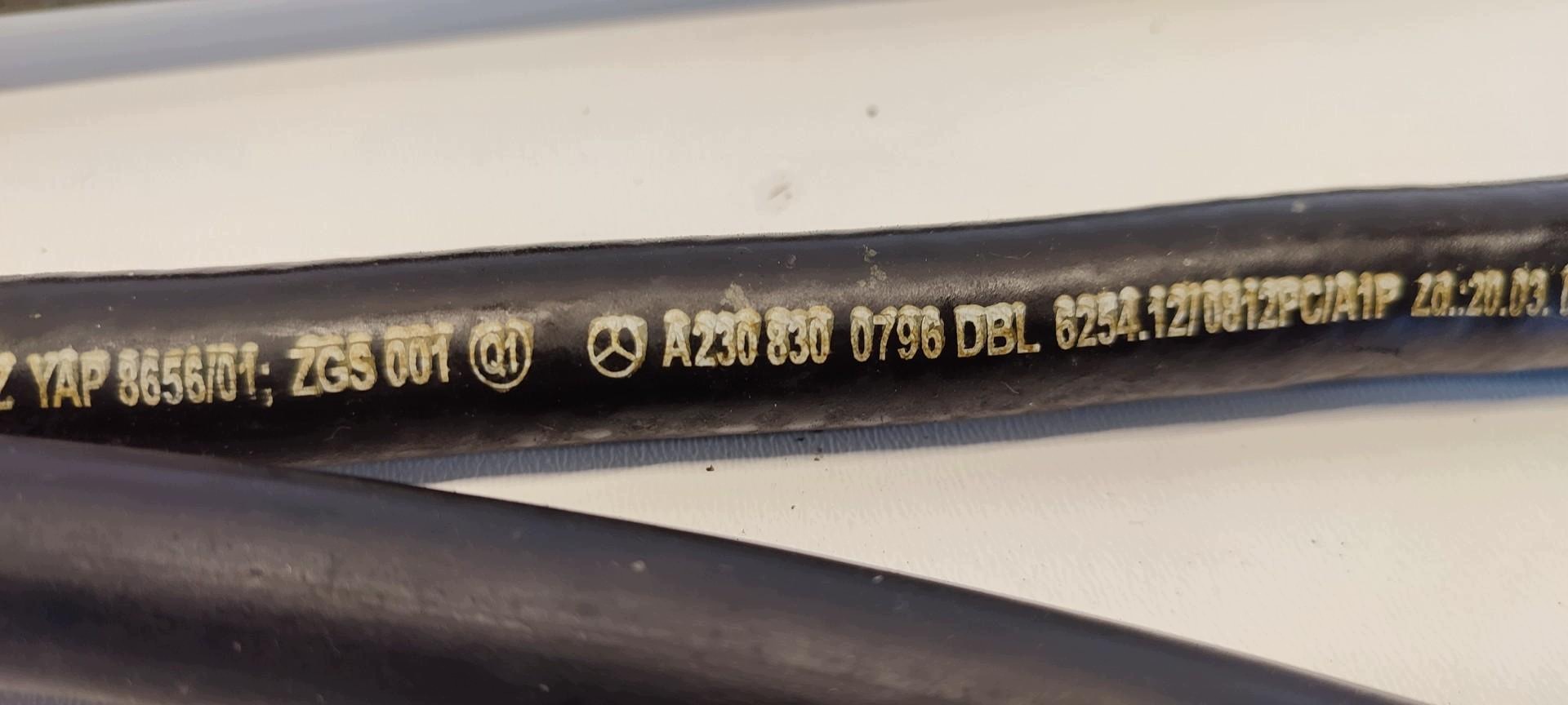 Scheibenwischerdüsen-Leitung, vorne, Mercedes SL R230 ZU, EUROPA image 4