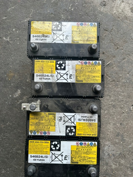Batterie Mitsubishi Outlander III 3 S46B24L 20HR 45AH CCA 325A