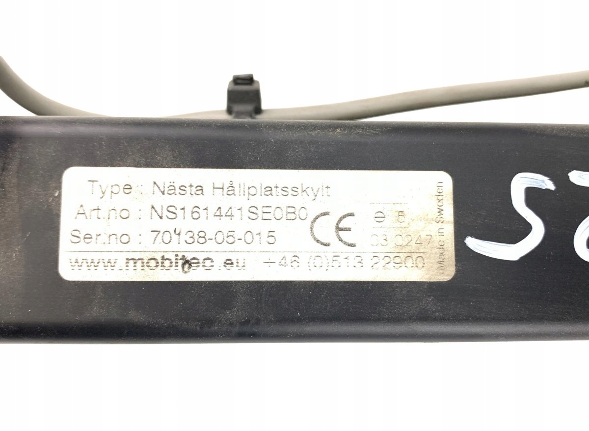 NS161441SE0B0 VOLVO destinationsmärke, invändigt image 6